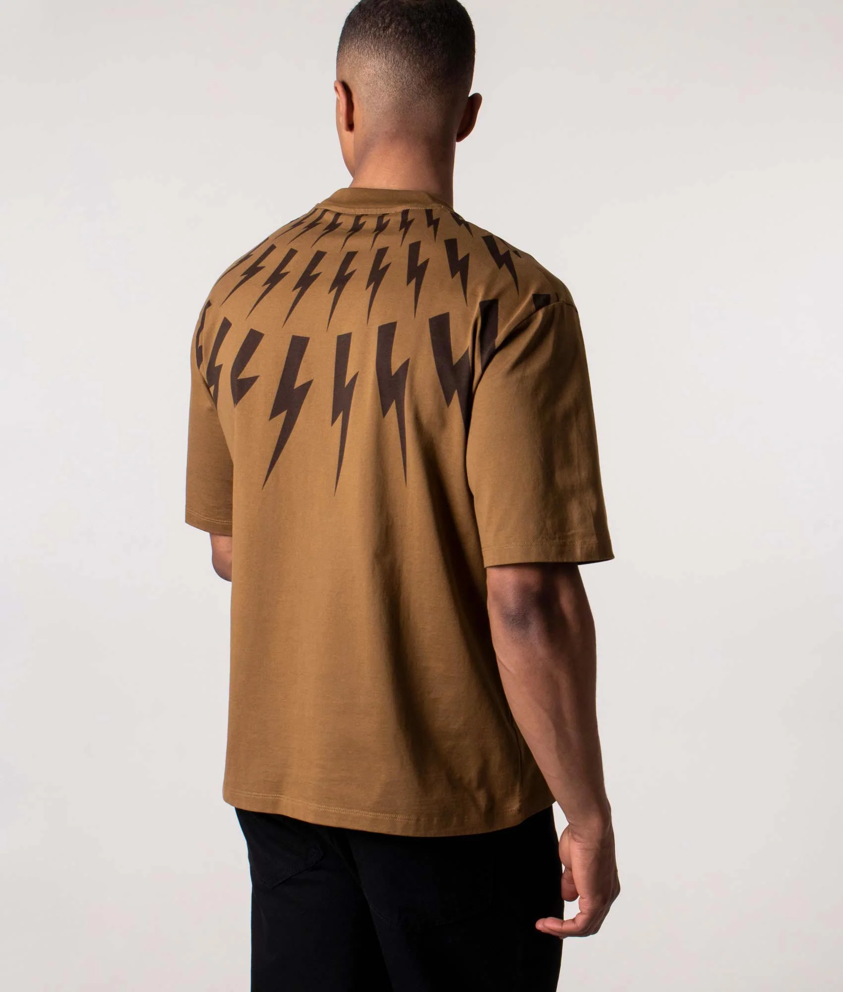 Relaxed Fit Fair Isle Thunderbolt T-Shirt - Image 3
