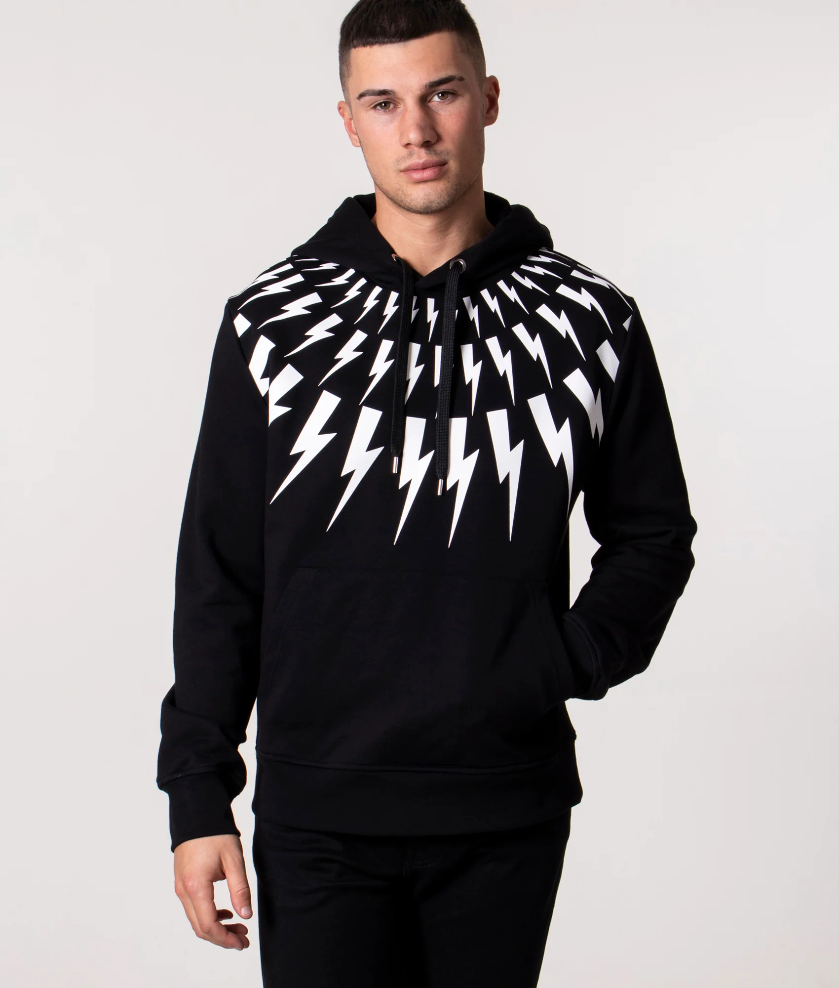 Fair Isle Thunderbolt Hoodie
