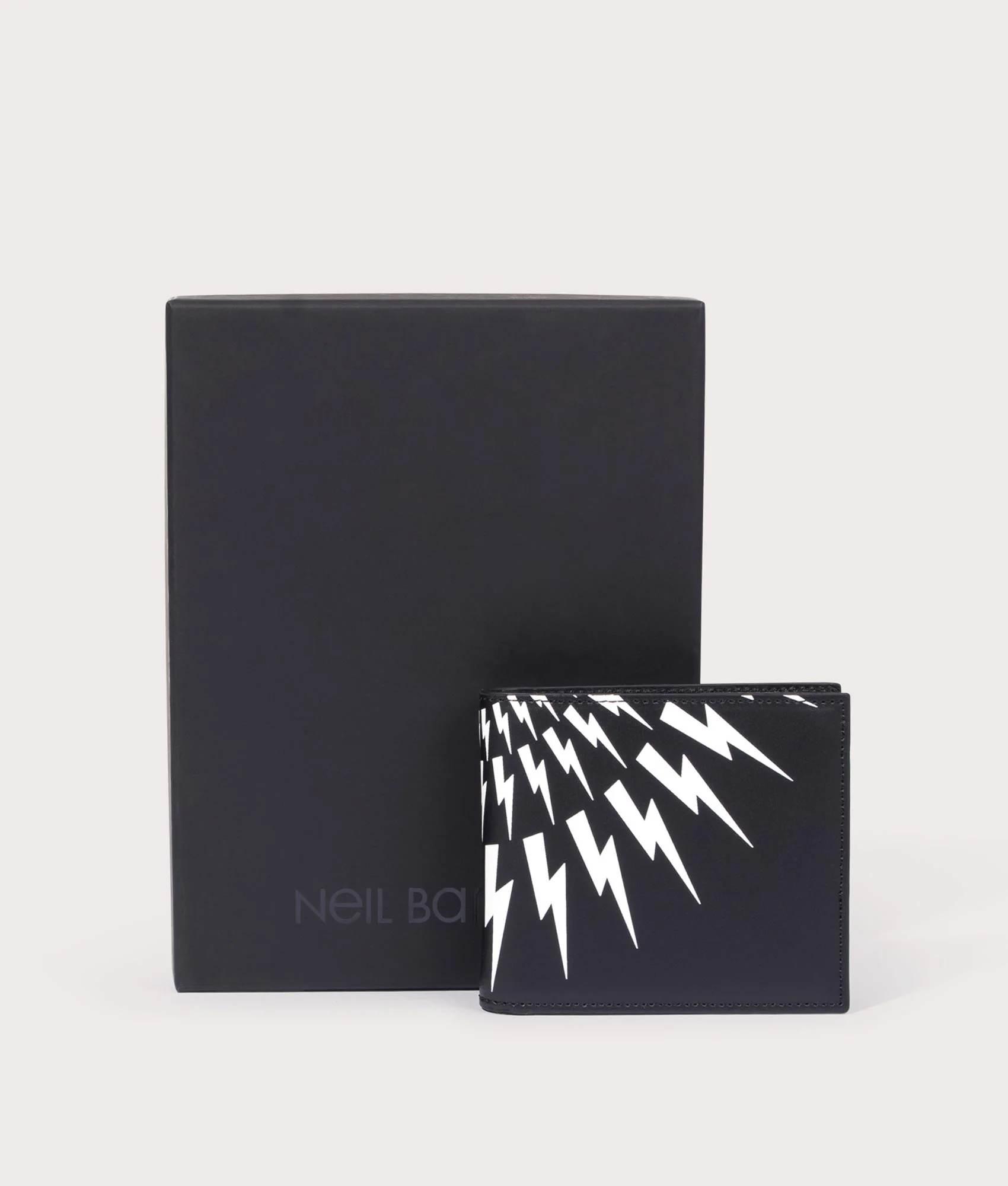 Fair Isle Thunderbolt Leather Bifold Wallet - Image 5