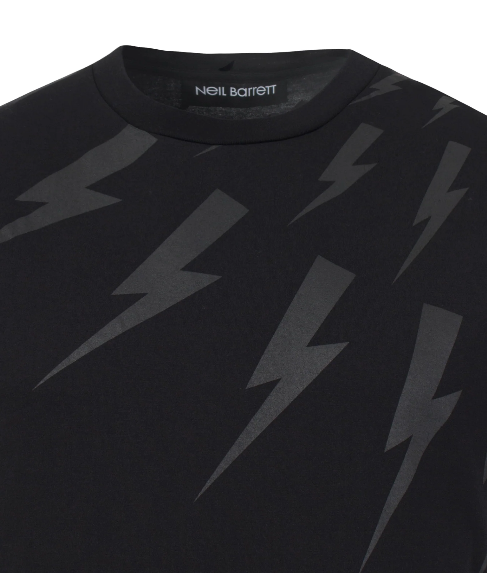 Off-Set Fair Isle Thunderbolt T-Shirt - Image 2