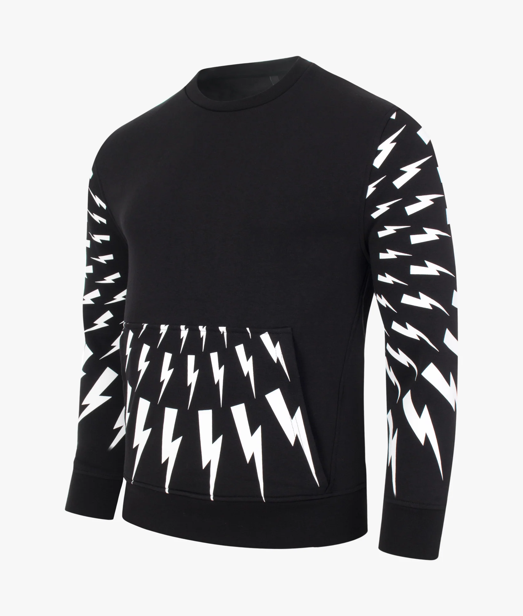 The Radial Fair-Isle Thunderbolt Sweatshirt - Image 2