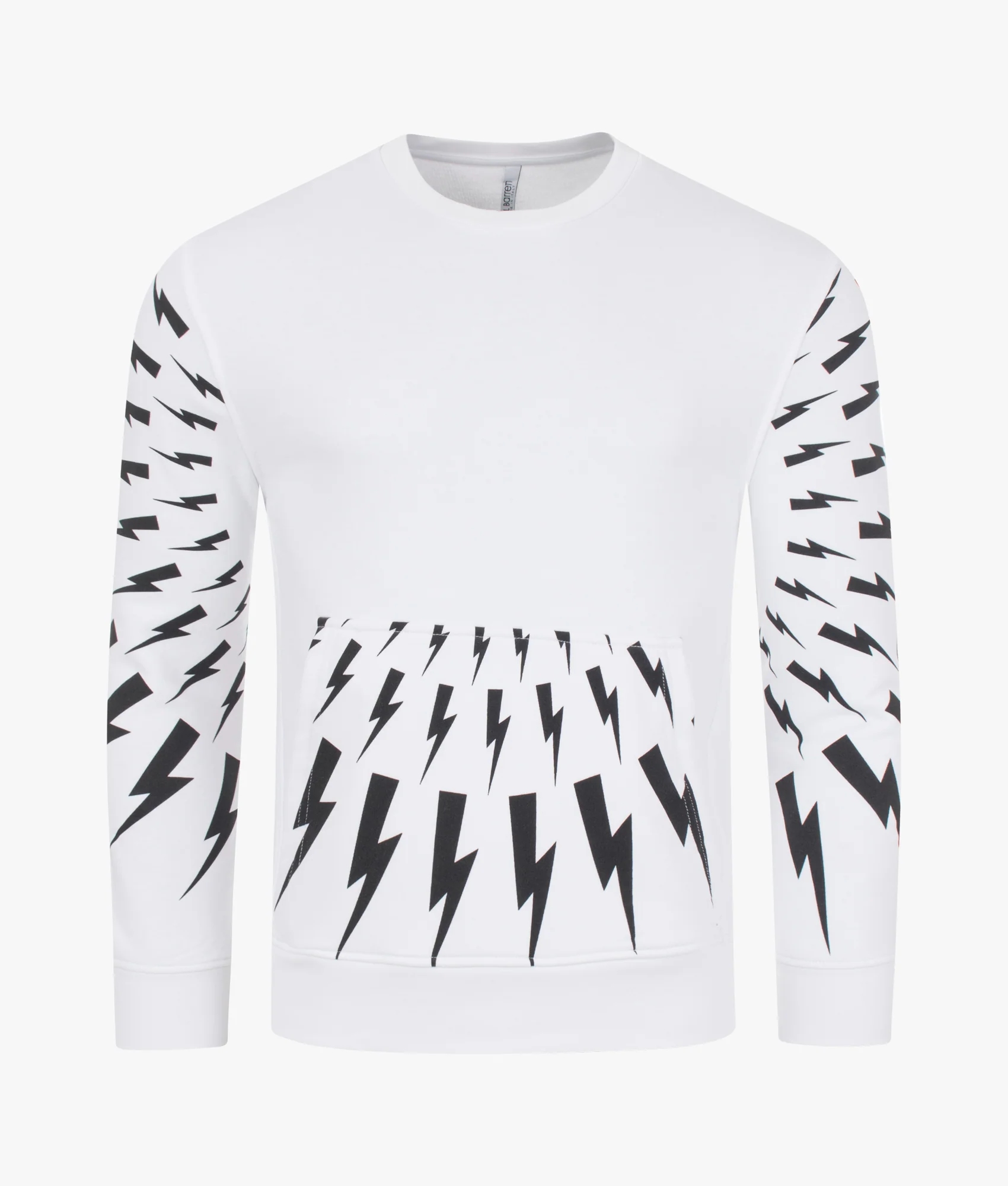 Radial Fair-Isle Thunderbolt Sweatshirt