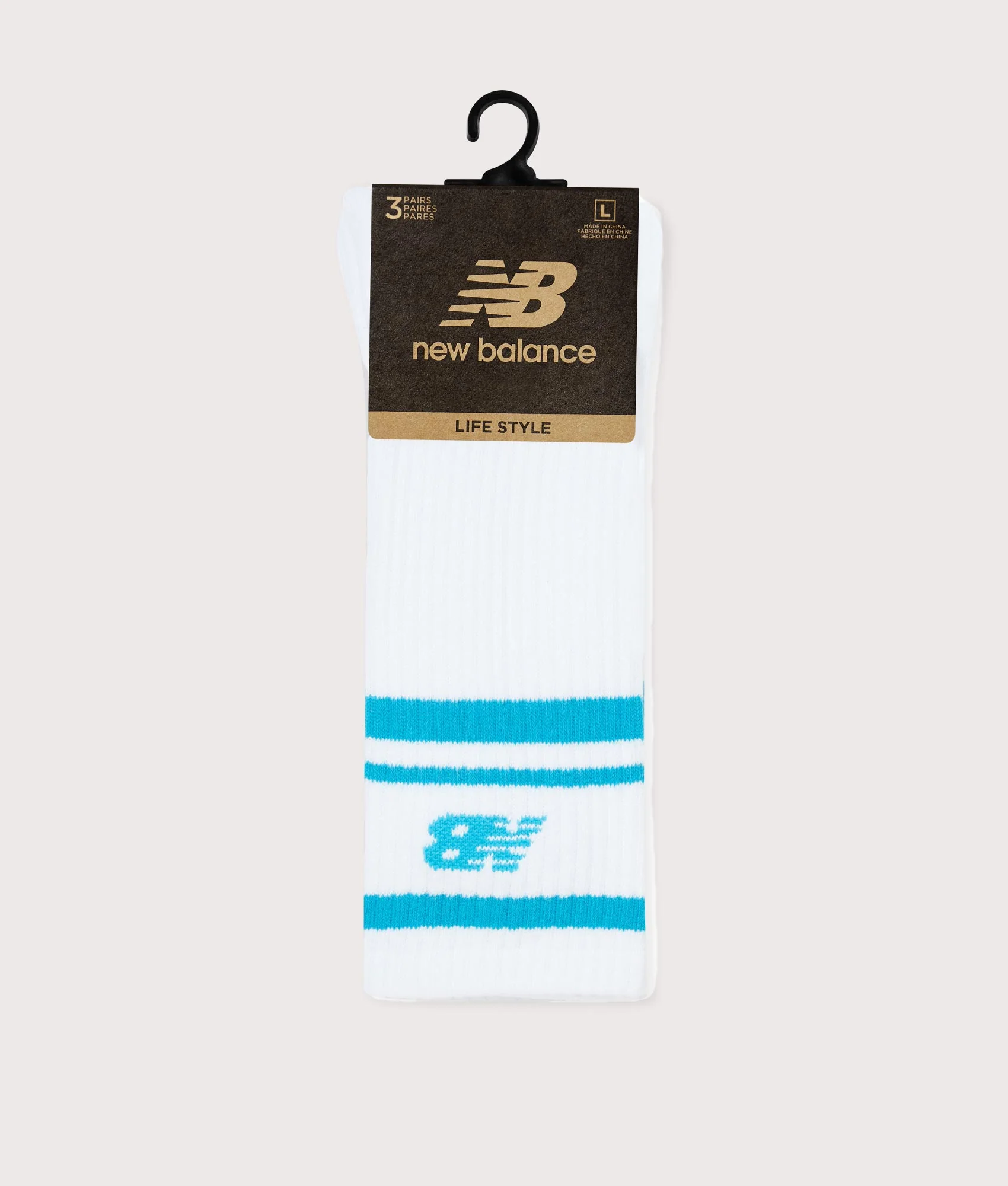 3 Pack NB In-Stripe Logo Socks - Image 2