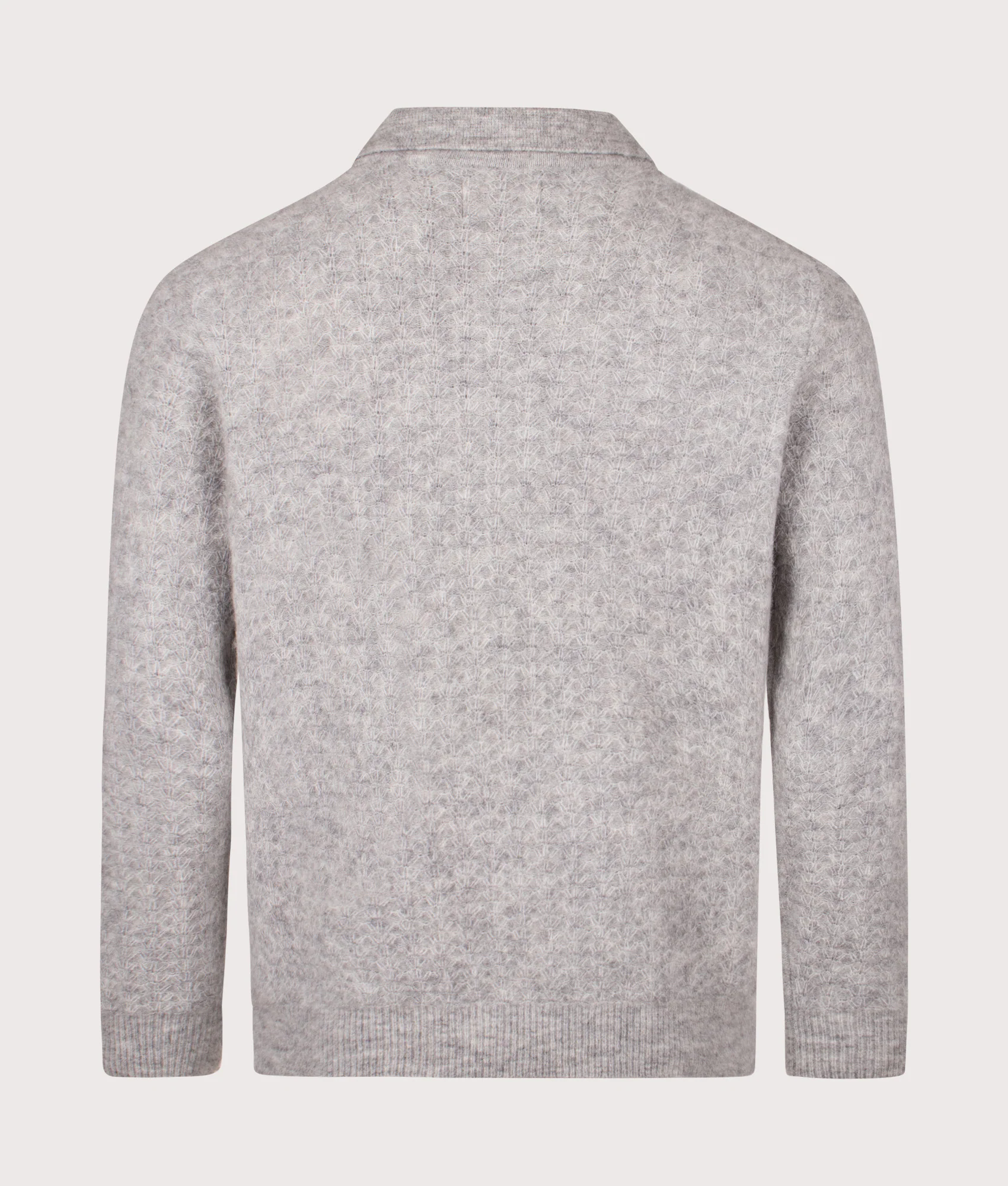 Relaxed Fit Alfie Quarter Zip Polo Sweatshirt - Image 4