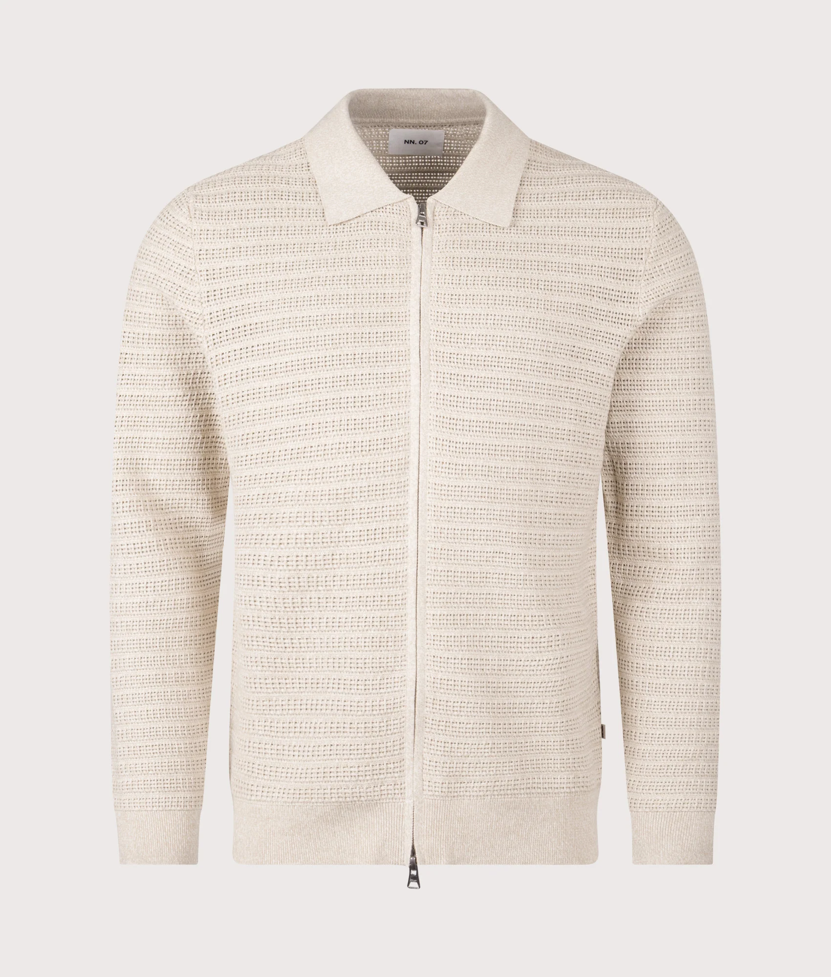 Gustav Zip Through Knit Cardigan