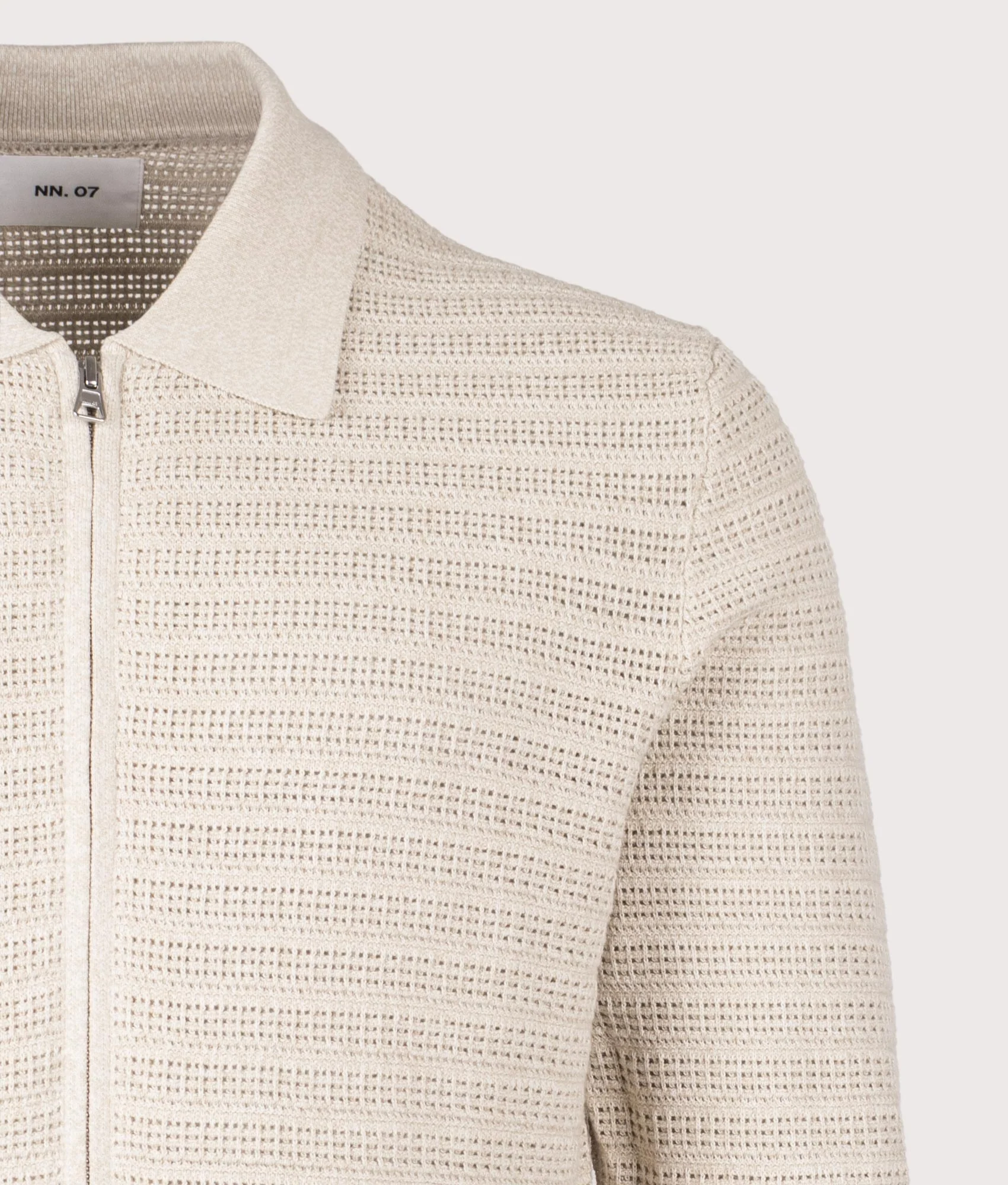Gustav Zip Through Knit Cardigan - Image 3