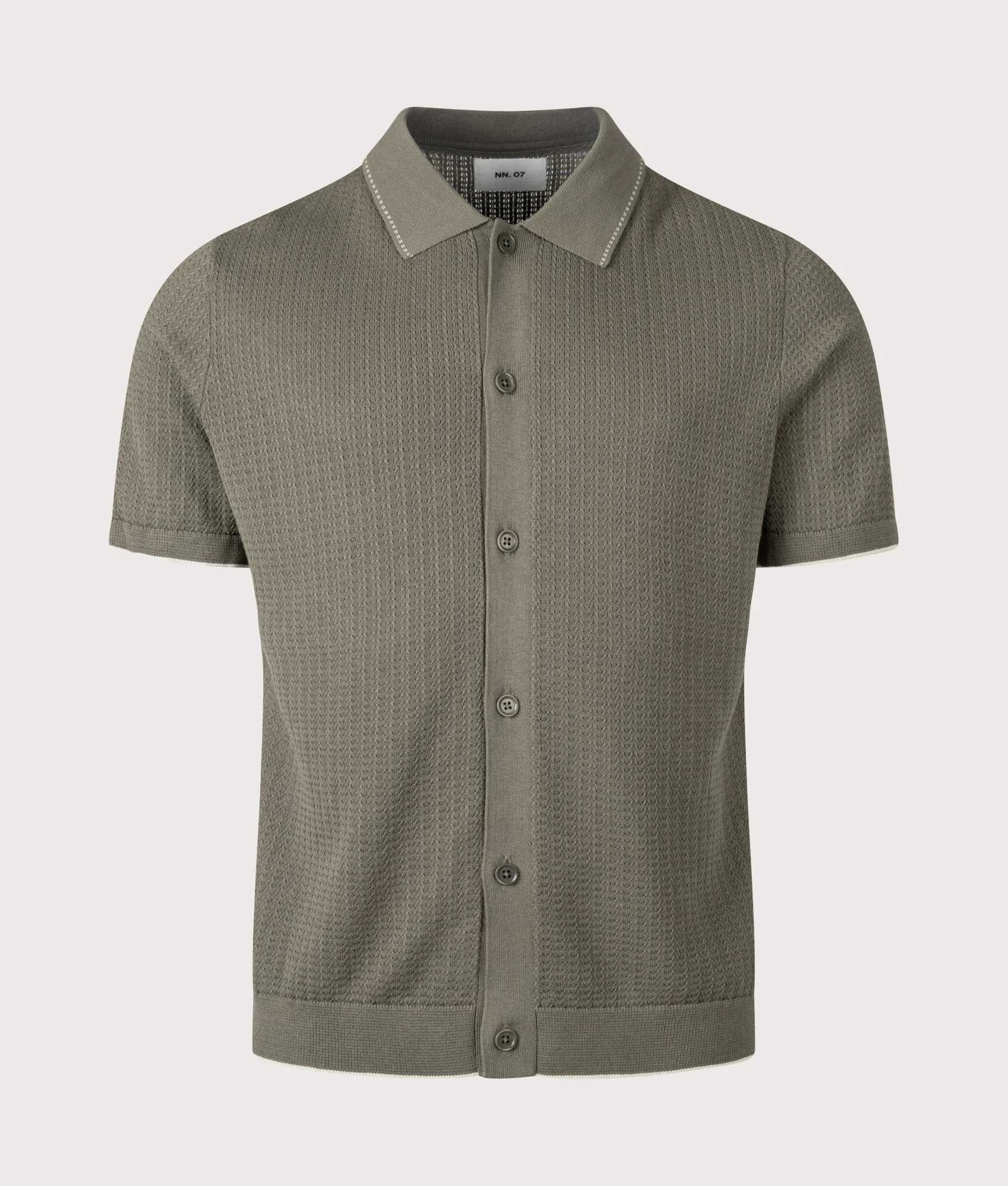 Nalo Knit Textured Stitch Shirt