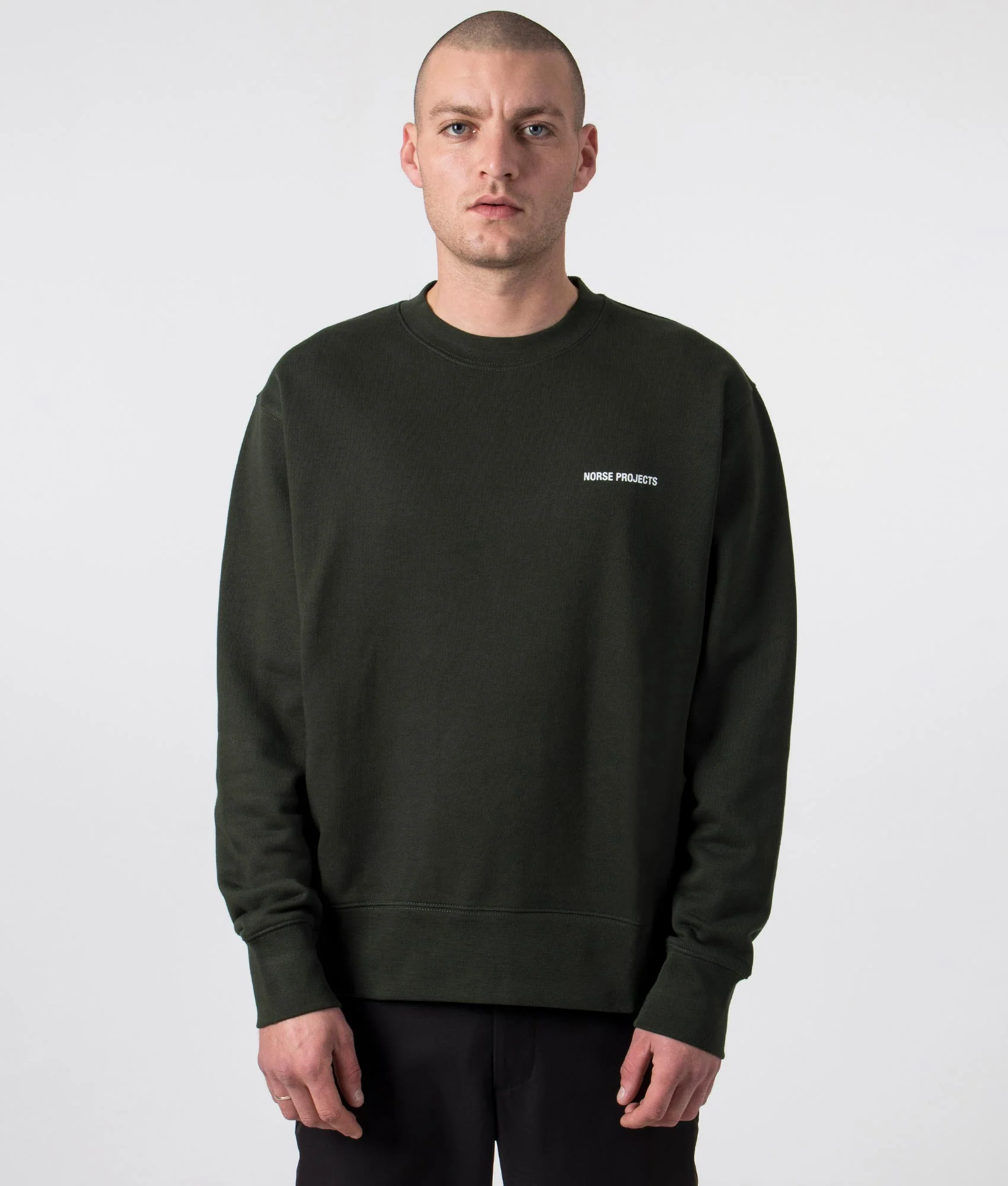 Relaxed Fit Arne Organic Logo Sweatshirt