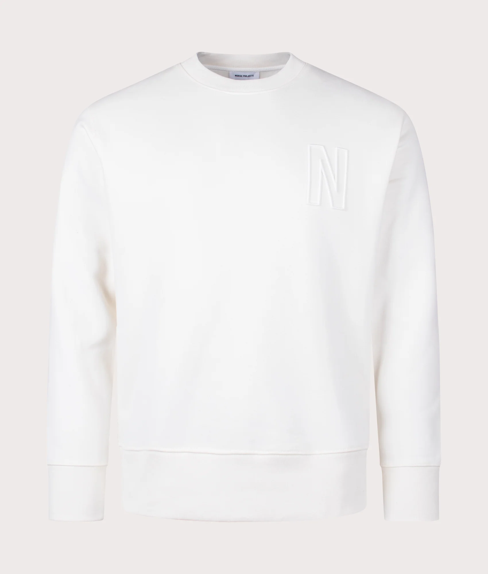 Relaxed Fit Arne Brushed Fleece N Logo Sweatshirt