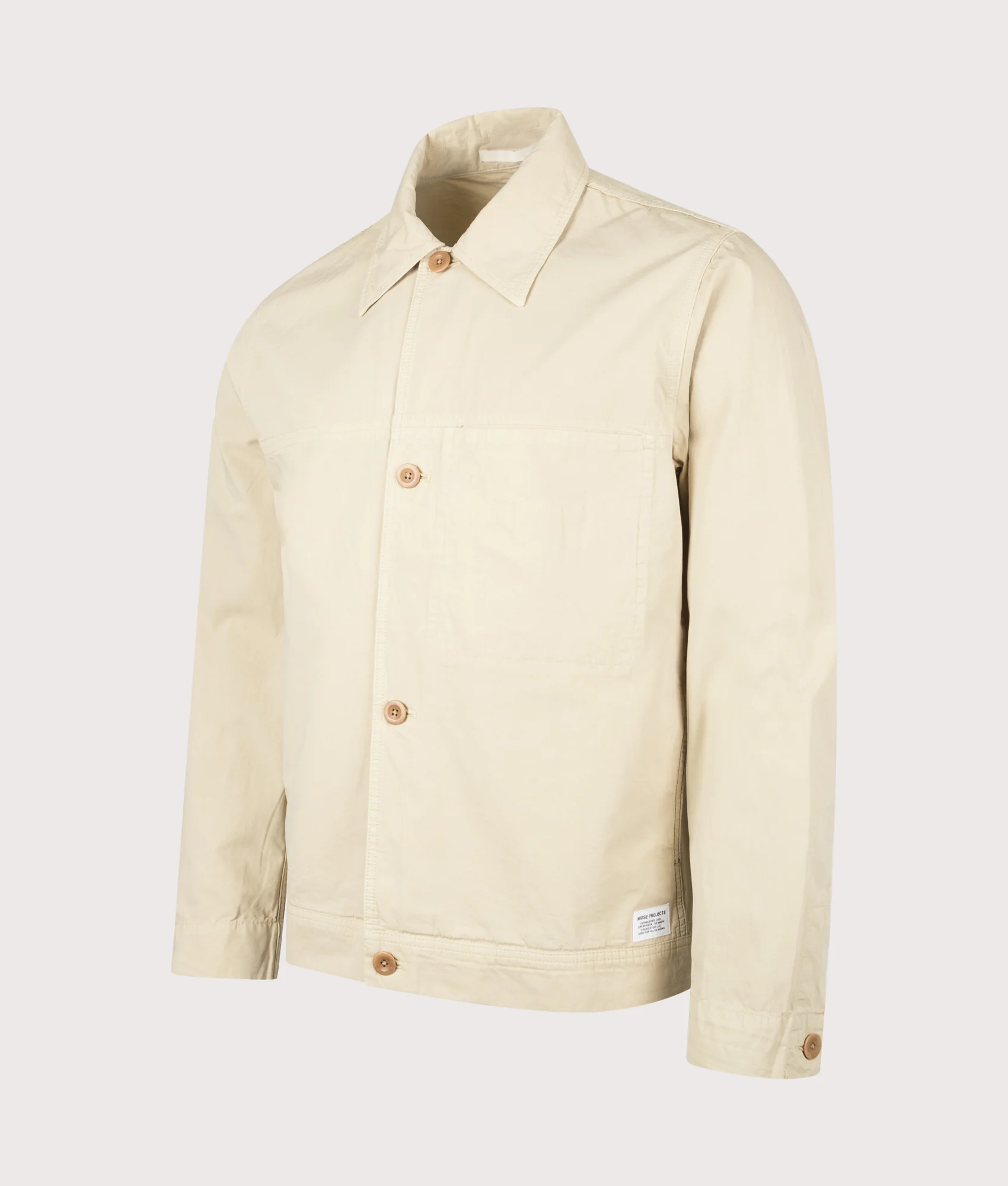 Relaxed Fit Arresskov Compact Cotton Overshirt