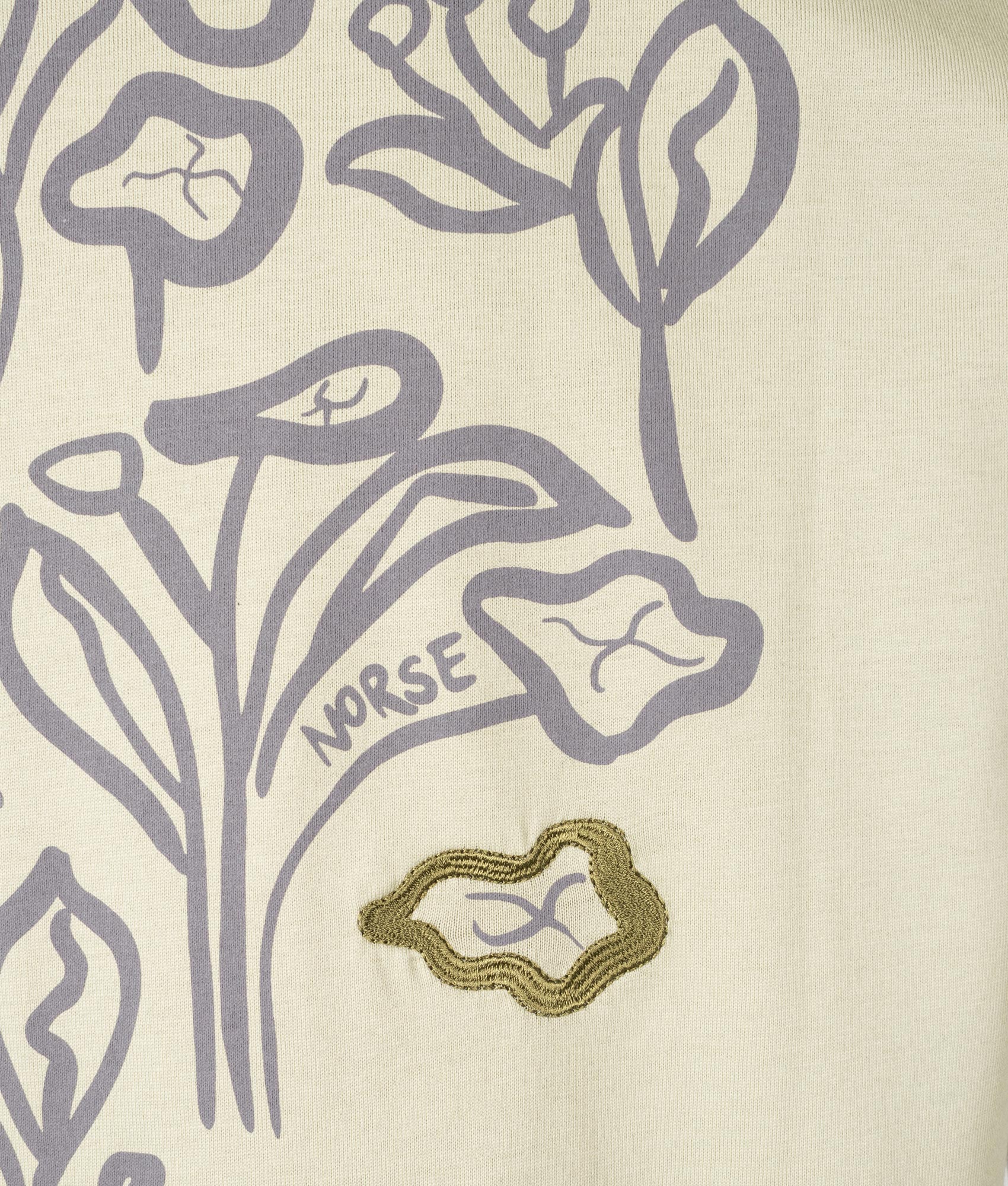 Holger Organic Cotton Poppy T-Shirt - Image 2