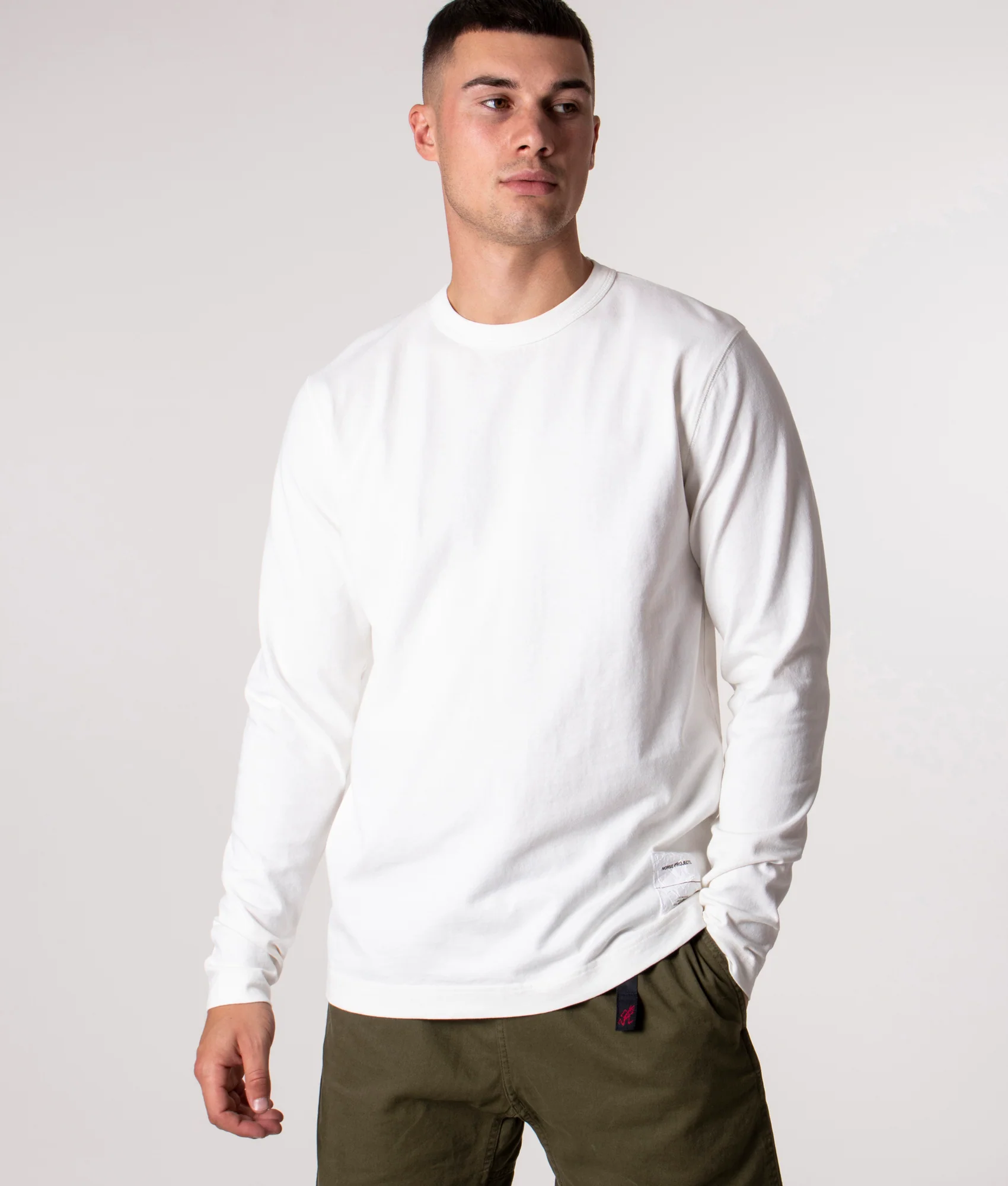 Relaxed Fit Holger Tab Series Logo Long Sleeve T-Shirt - Image 2