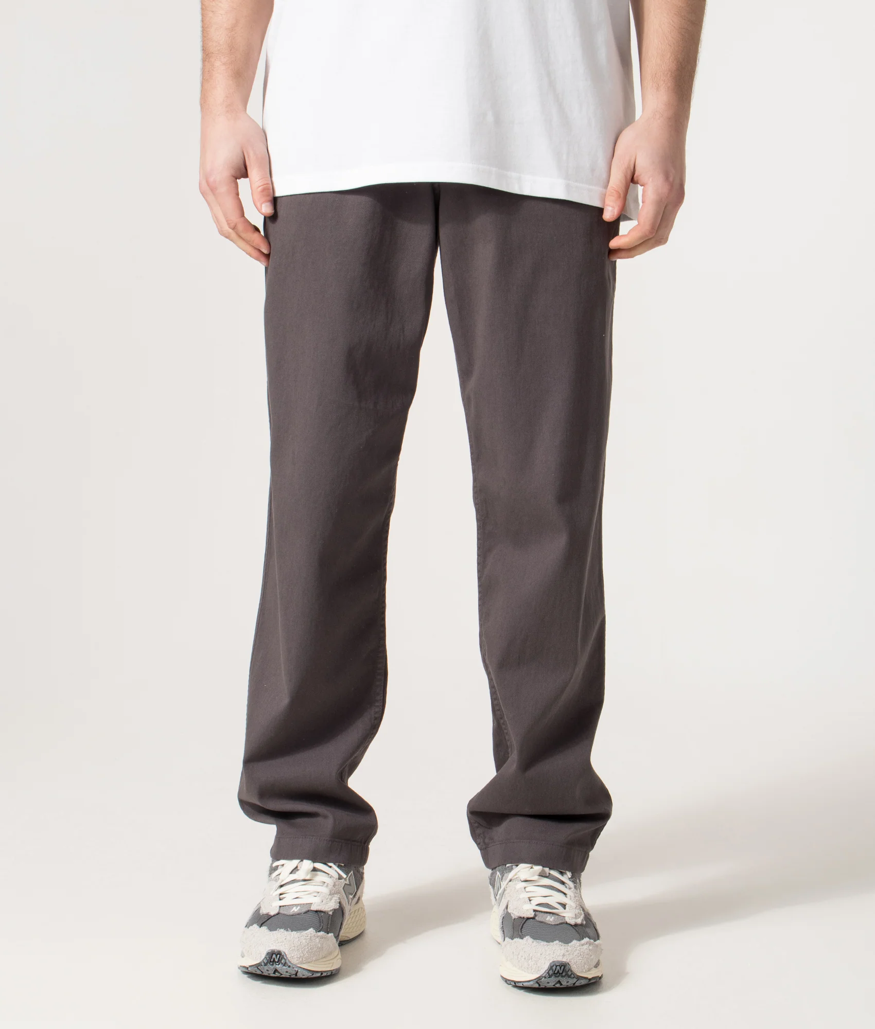 Relaxed Fit Ezra Organic Stretch Twill Trousers - Image 3