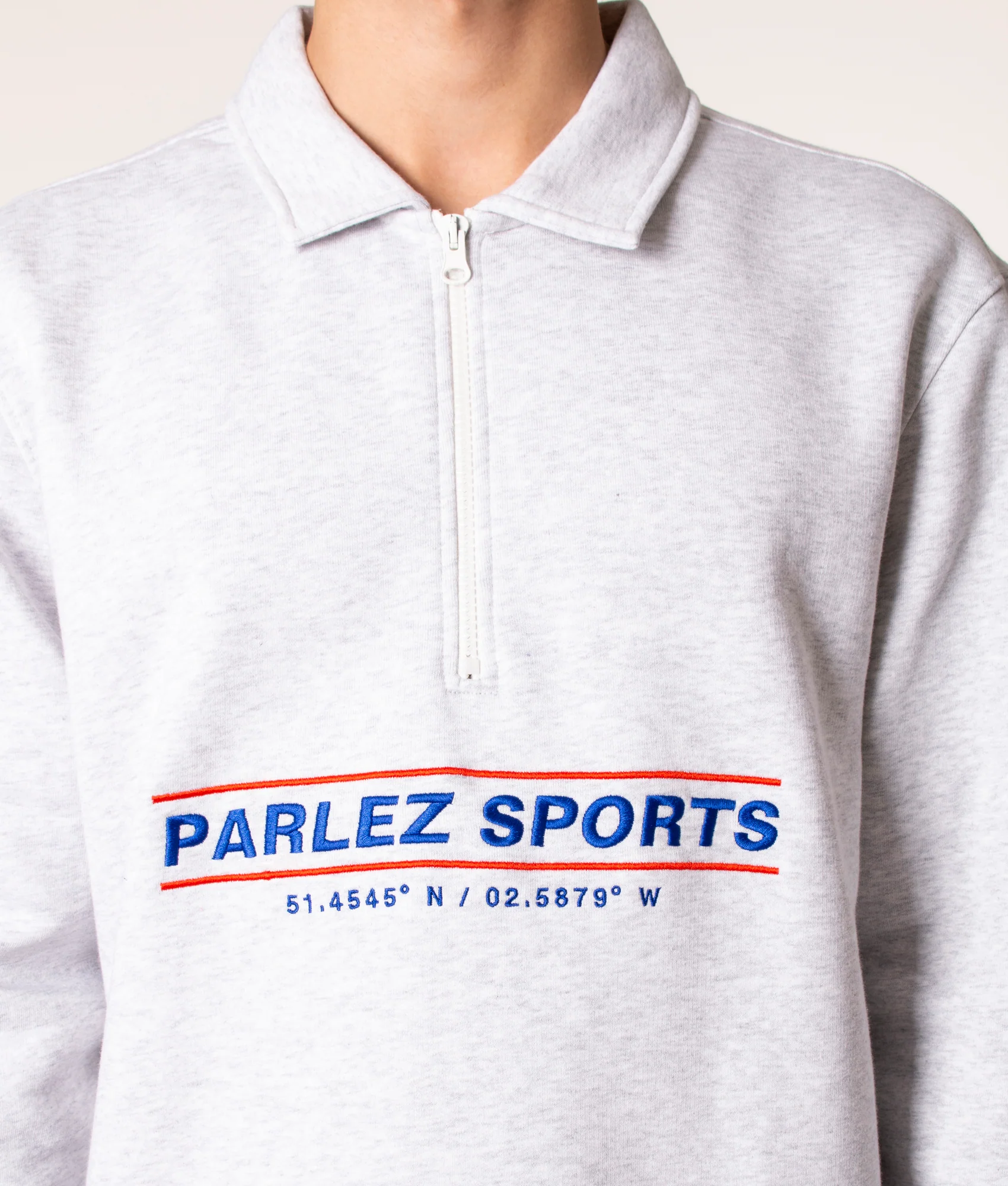 Relaxed Fit Quarter Zip Moritz Sweatshirt - Image 2