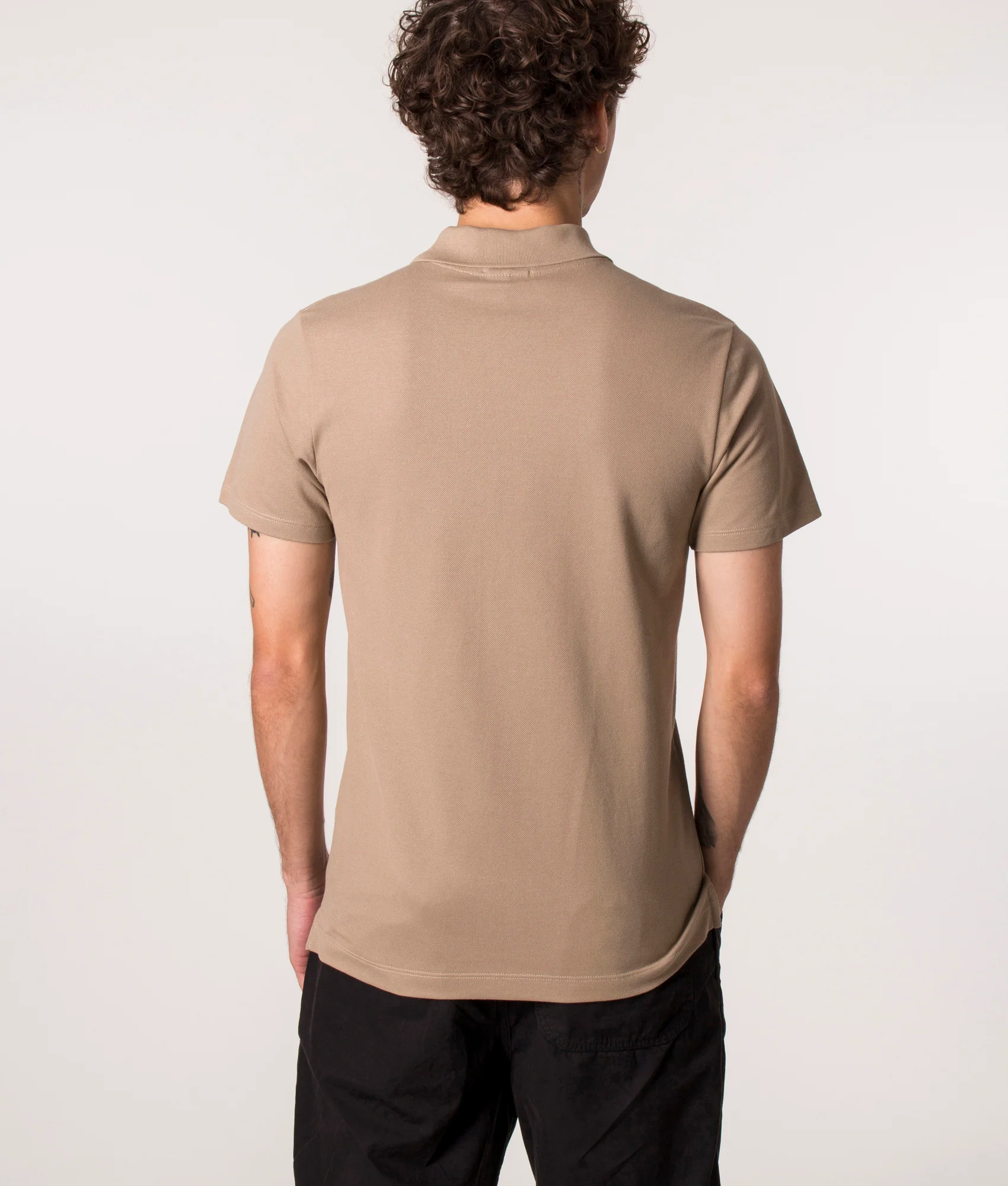 Slim Fit Piqué Polo Shirt - Image 3