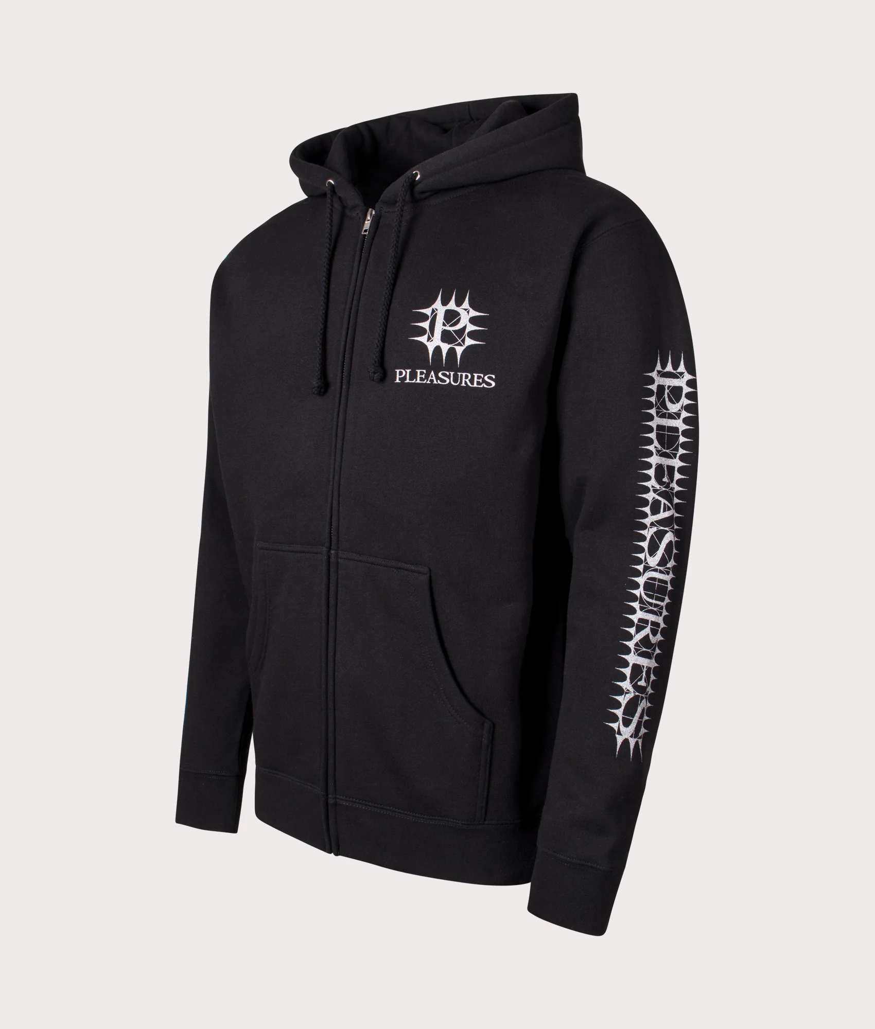 Spike Zip Through Hoodie - Image 3