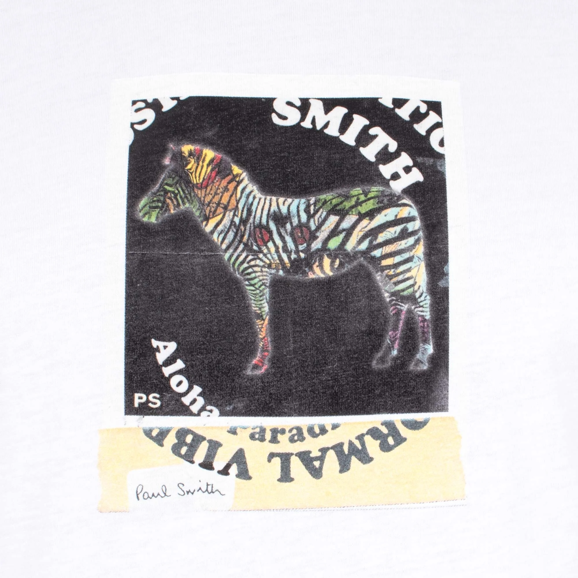 Regular Fit Polaroid Zebra Print T-Shirt - Image 2