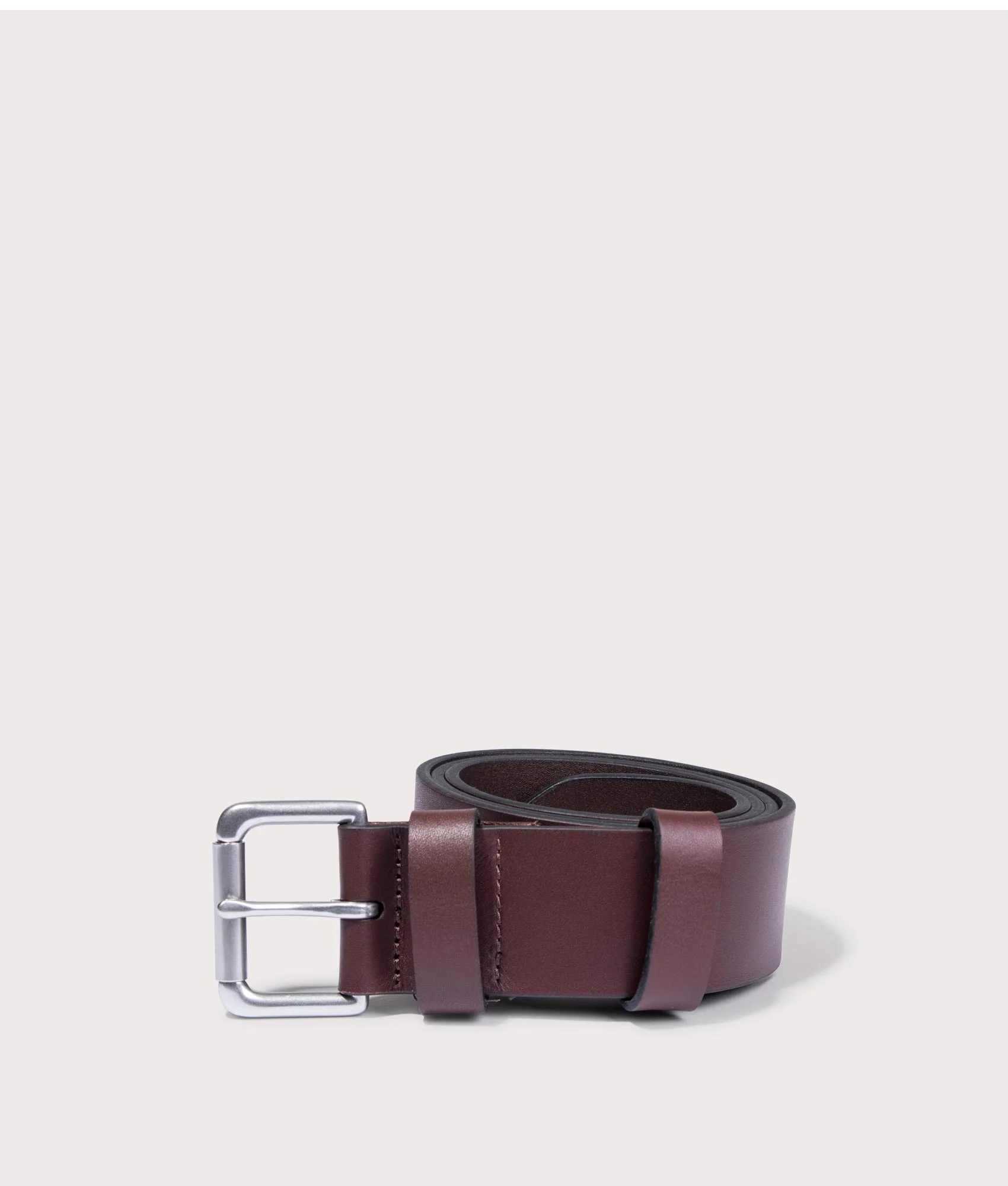 Leather Roller-Buckle Belt - Image 2
