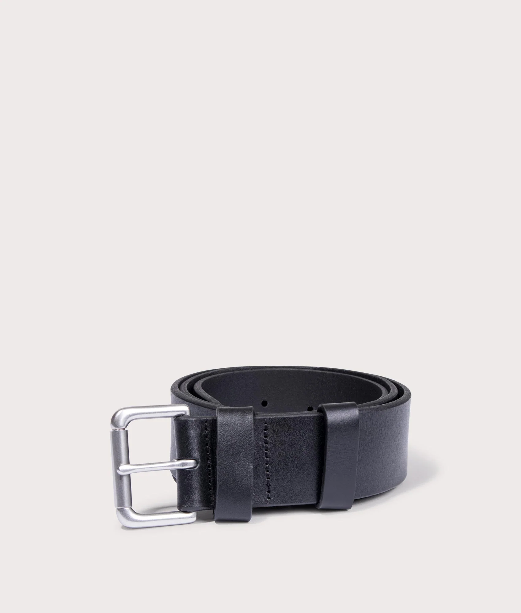 Leather Roller-Buckle Belt - Image 2