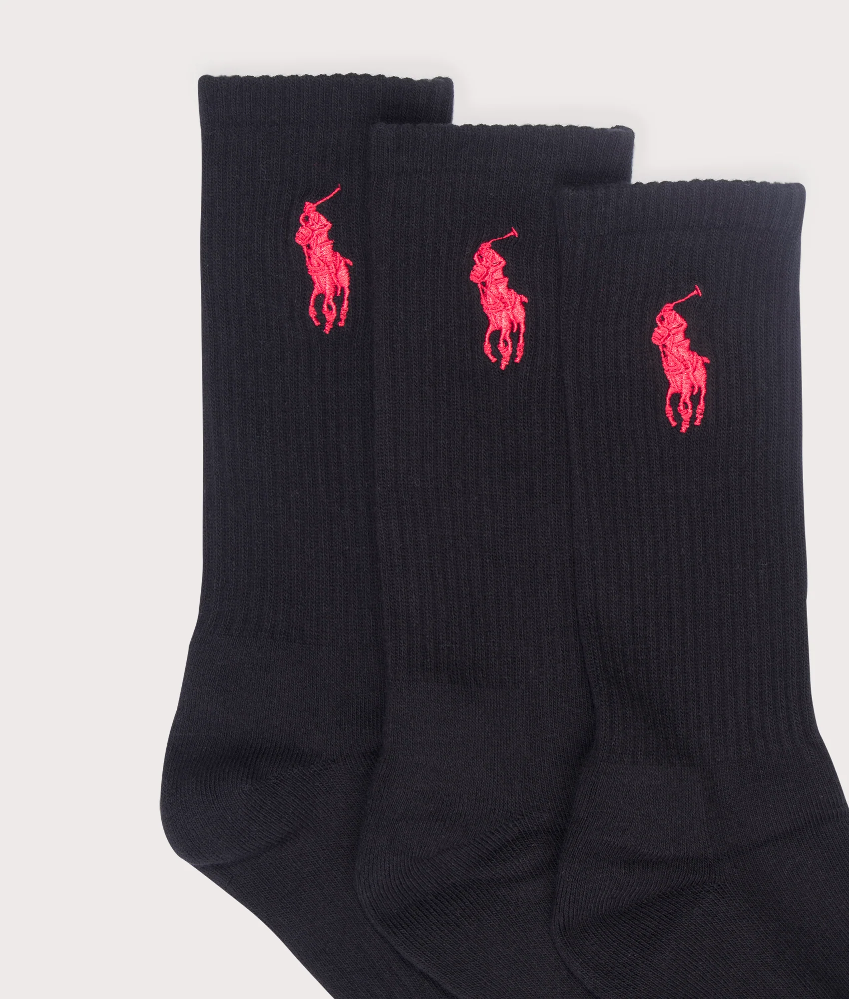 3 Pack Big Pony Crew Socks - Image 2