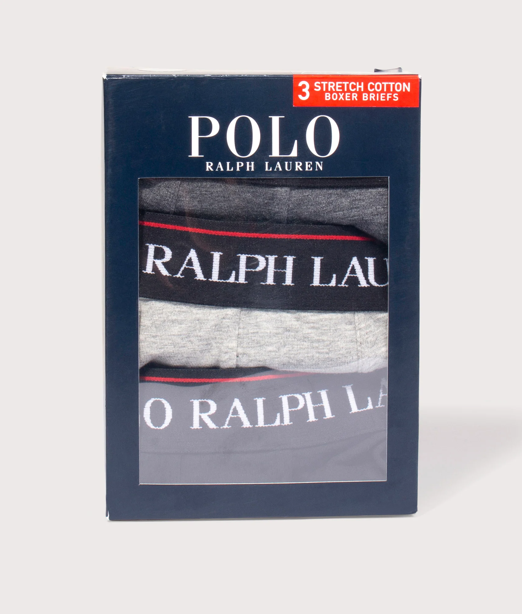 3 Pack Stretch Cotton Boxer Briefs - Image 2
