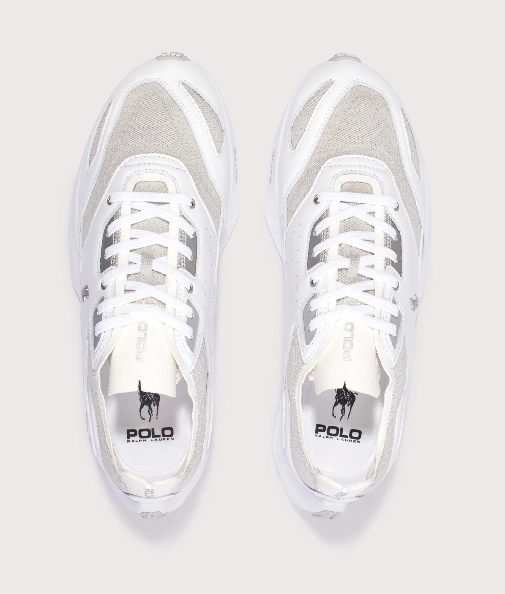 Boerum Leather-Panelled Knit Trainers - Image 4