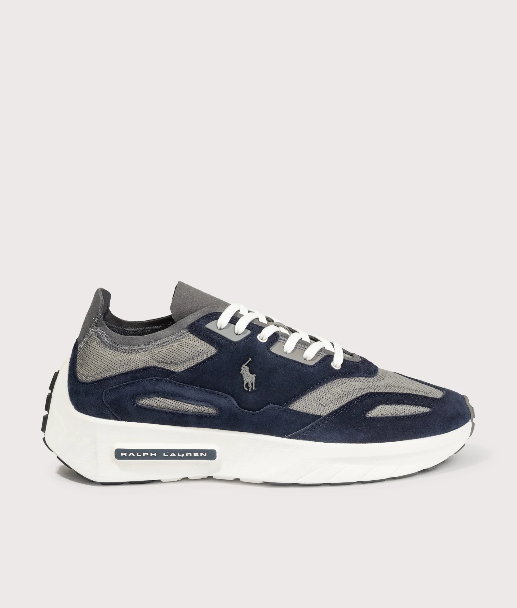 Boerum Suede-Paneled Knit Trainers