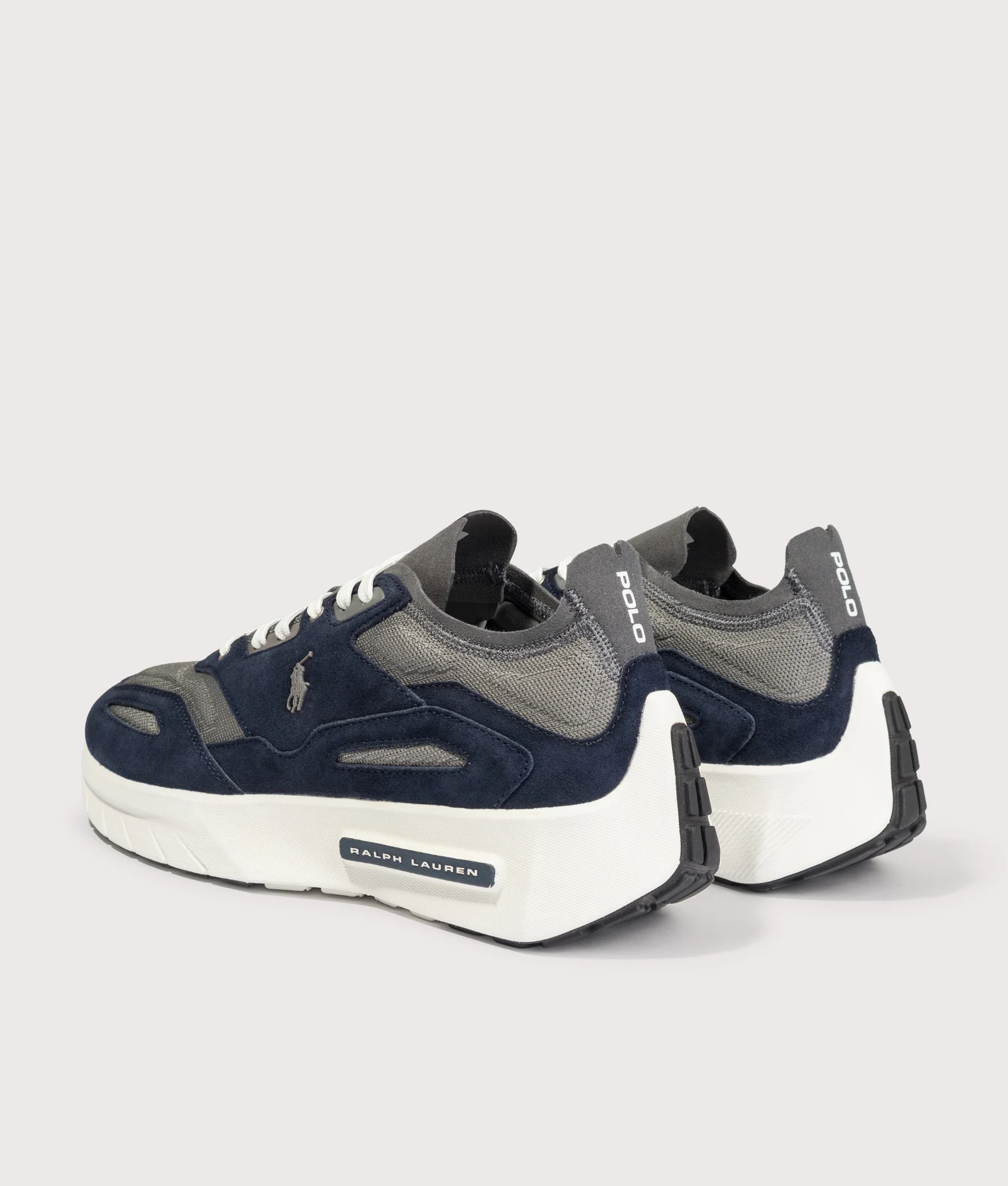 Boerum Suede-Paneled Knit Trainers - Image 3