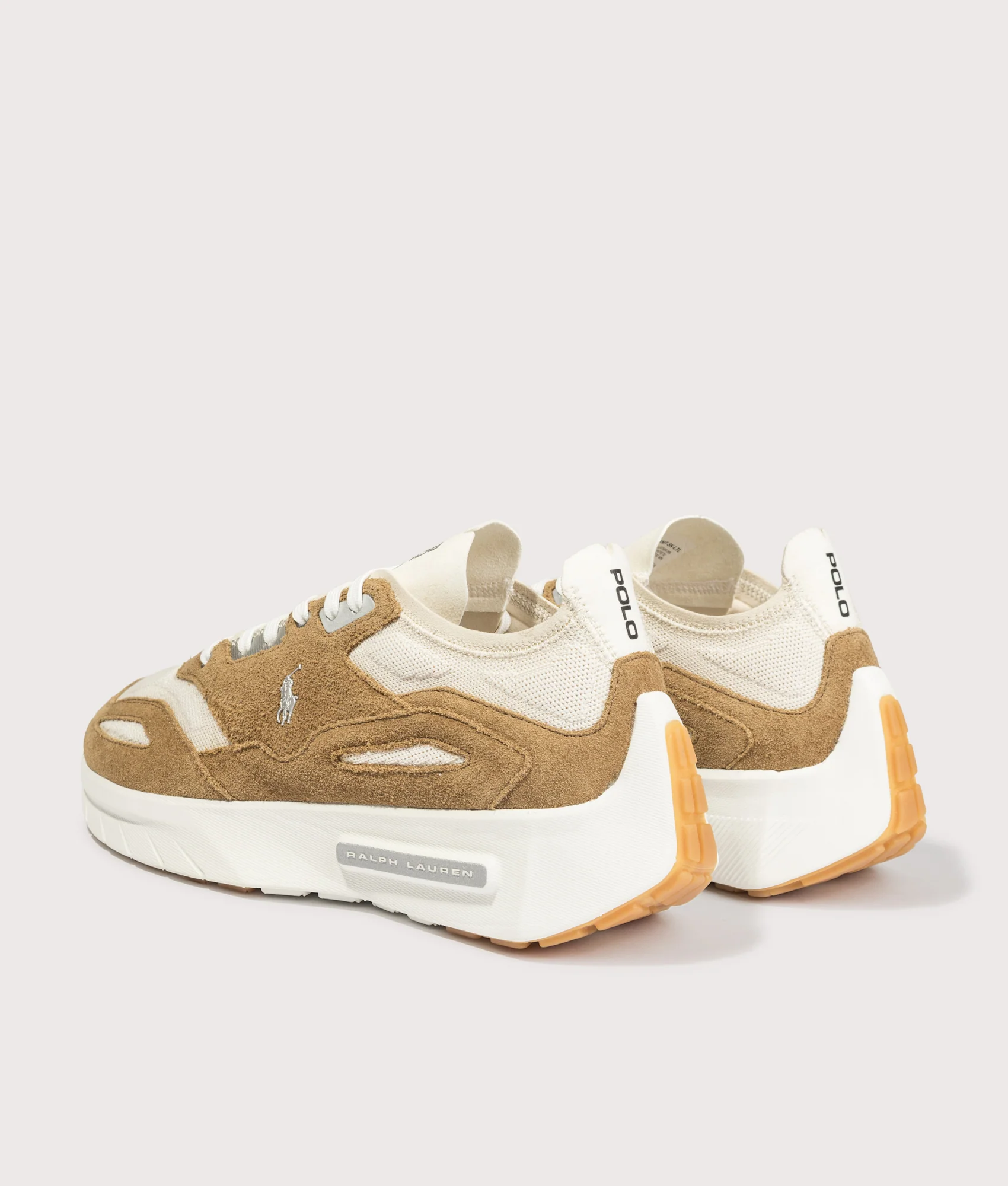 Boerum Suede-Paneled Knit Trainers - Image 3