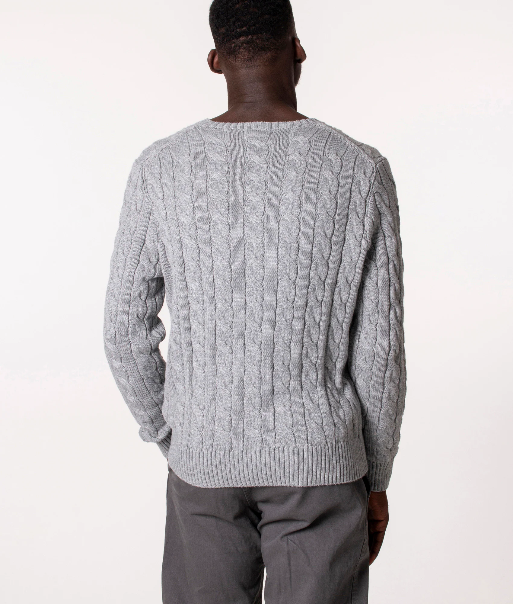 Cable Knit Cotton Jumper - Image 4