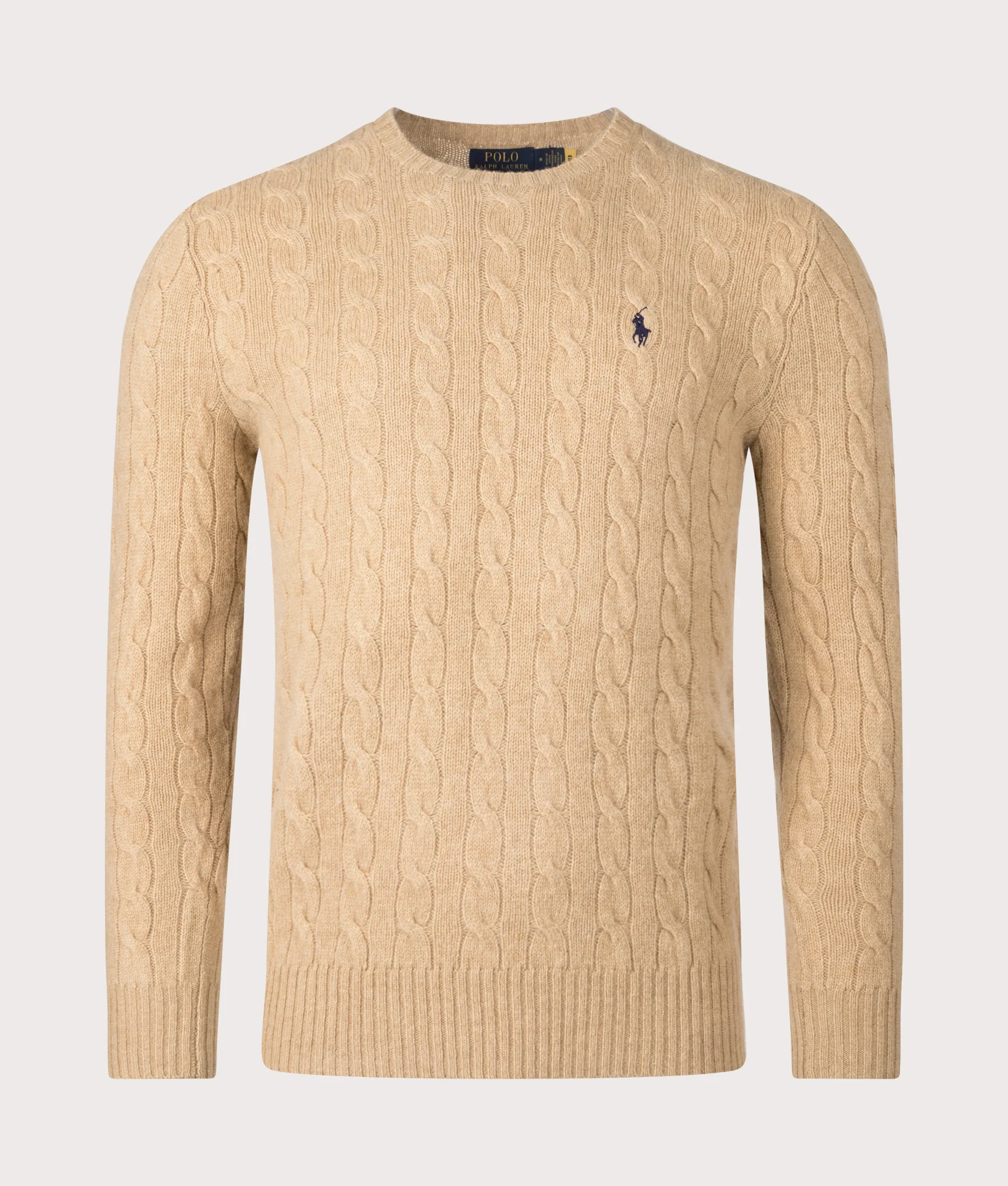 Cashmere Blend Cable Knit Jumper