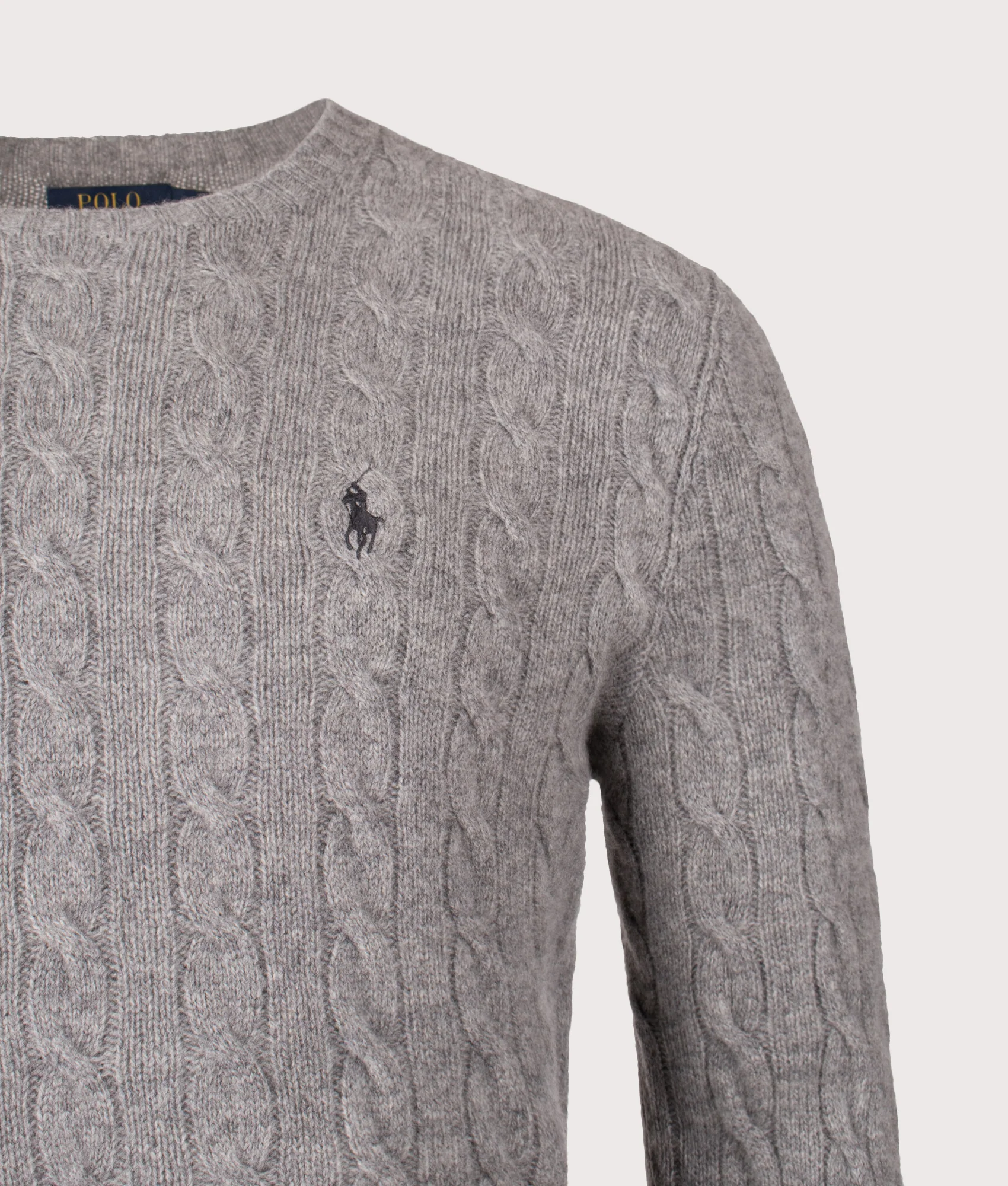 Cashmere Blend Cable Knit Jumper - Image 2