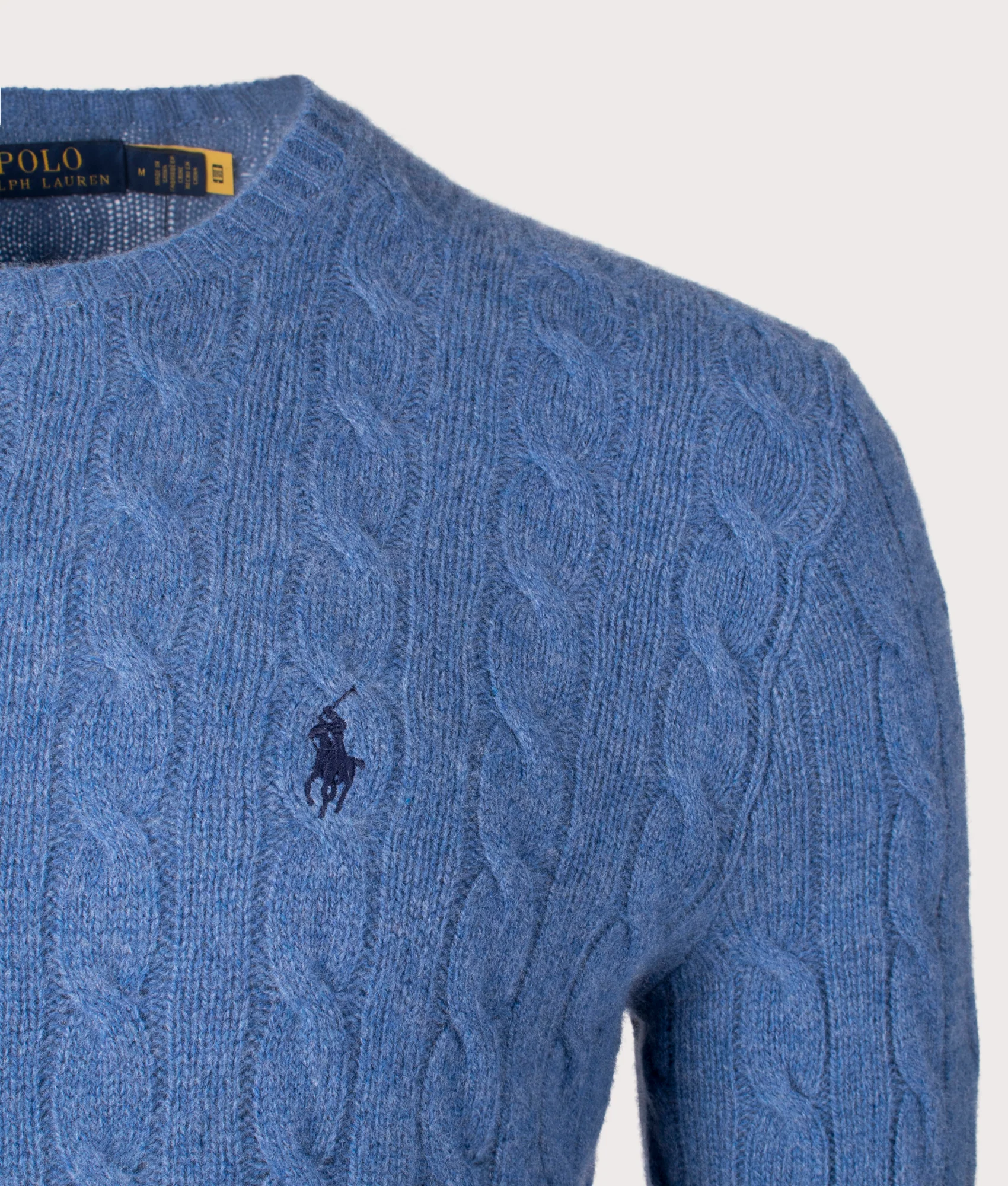 Cashmere Blend Cable Knit Jumper - Image 2