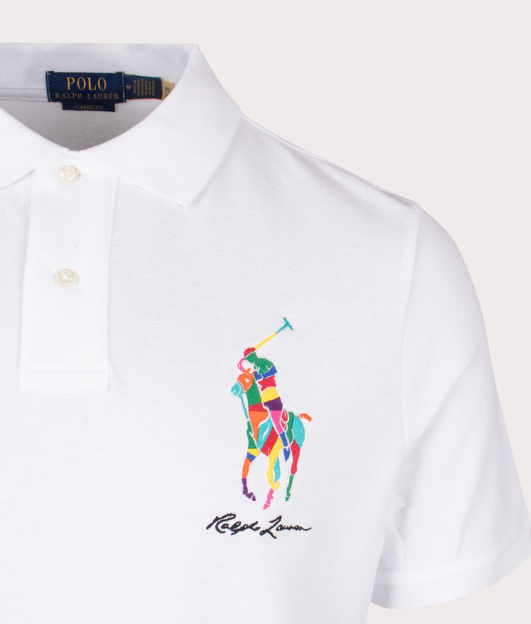 Classic Fit Big Pony Mesh Polo Shirt - Image 2
