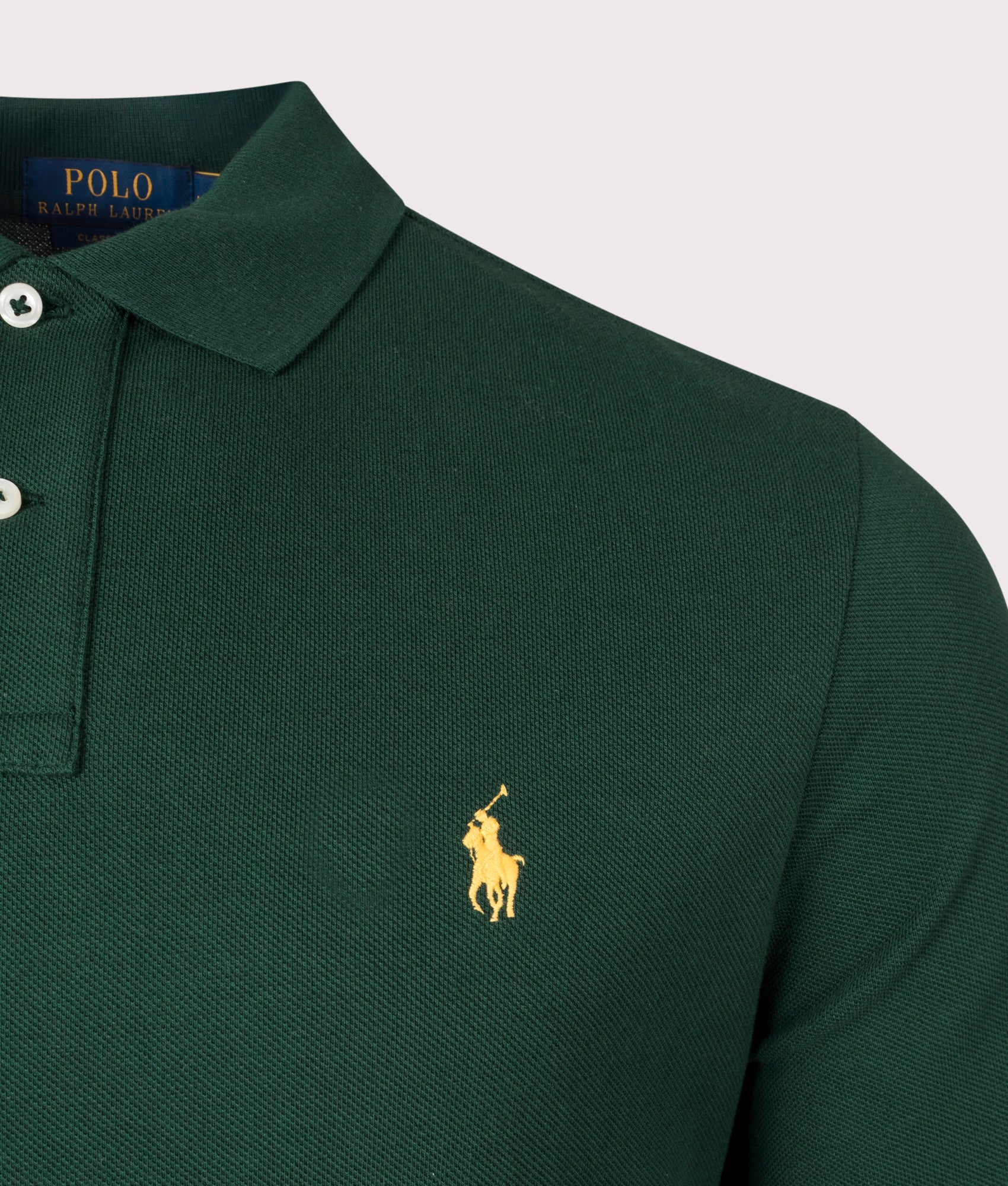 Classic Fit Iconic Mesh Polo Shirt - Image 2