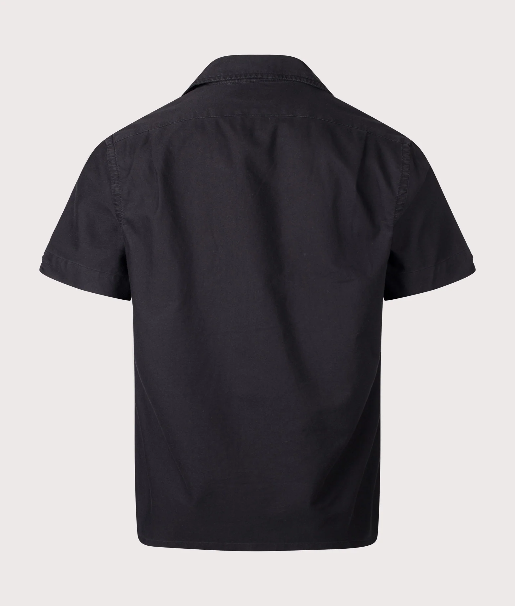 Classic Fit Short Sleeve Oxford Camp Shirt - Image 3