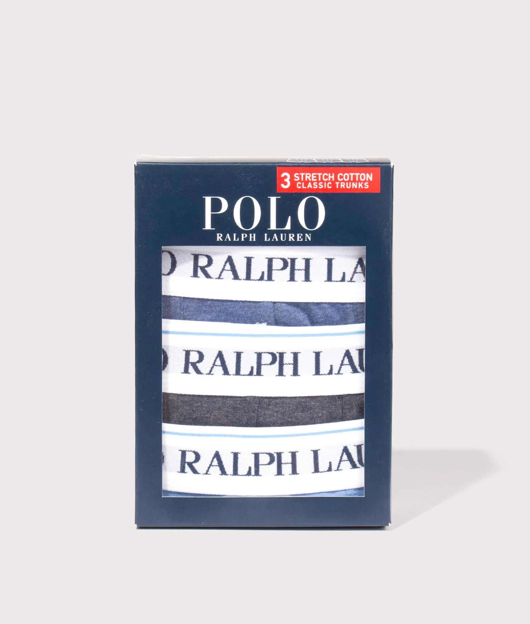 Three Pack of Classic Stretch Cotton Trunks - Image 2