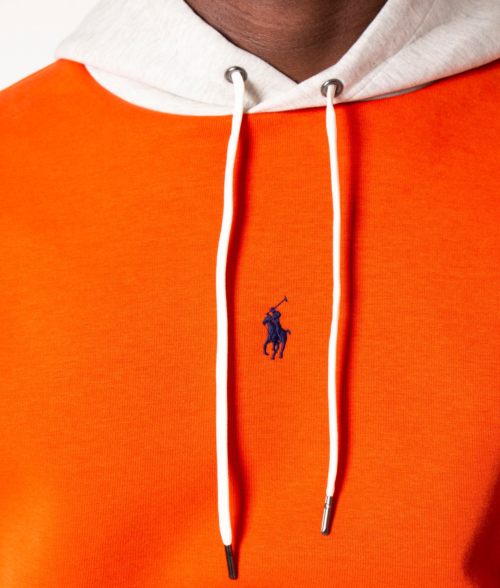 Colour-Blocked Knit Hoodie - Image 3