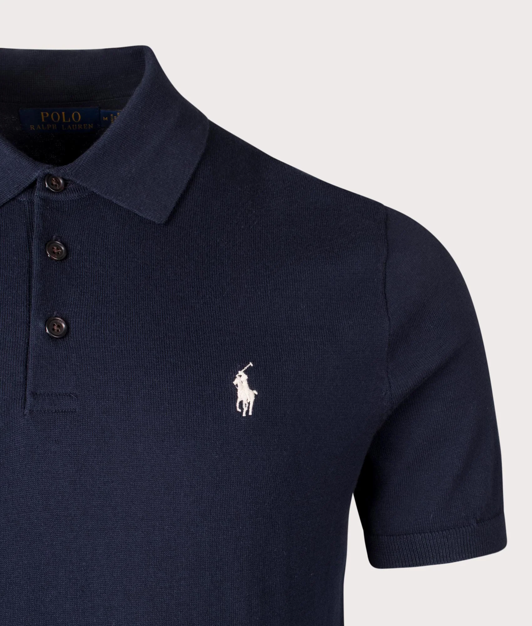 Cotton Knitted Polo Shirt - Image 2