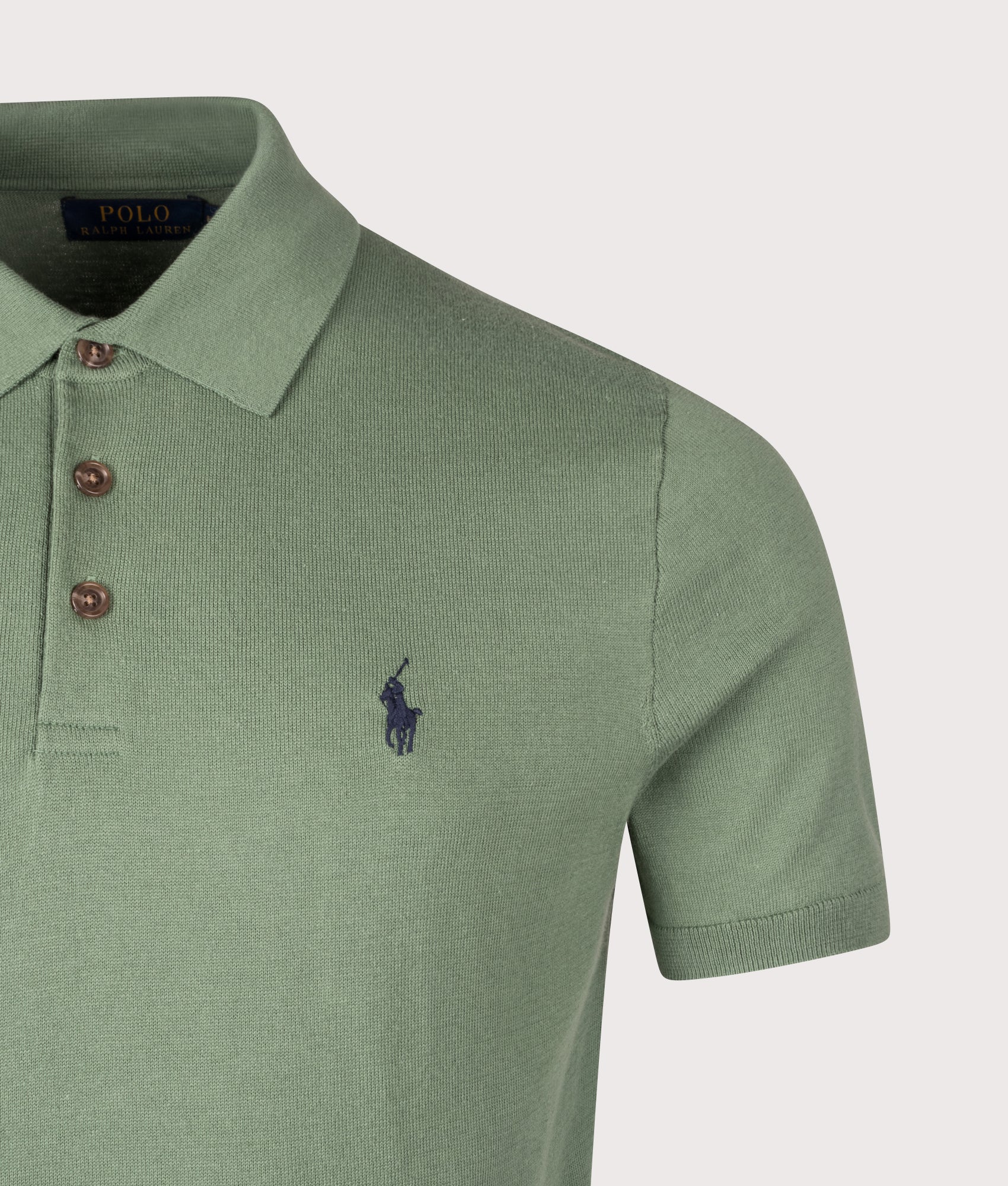 Cotton Knitted Polo Shirt - Image 2