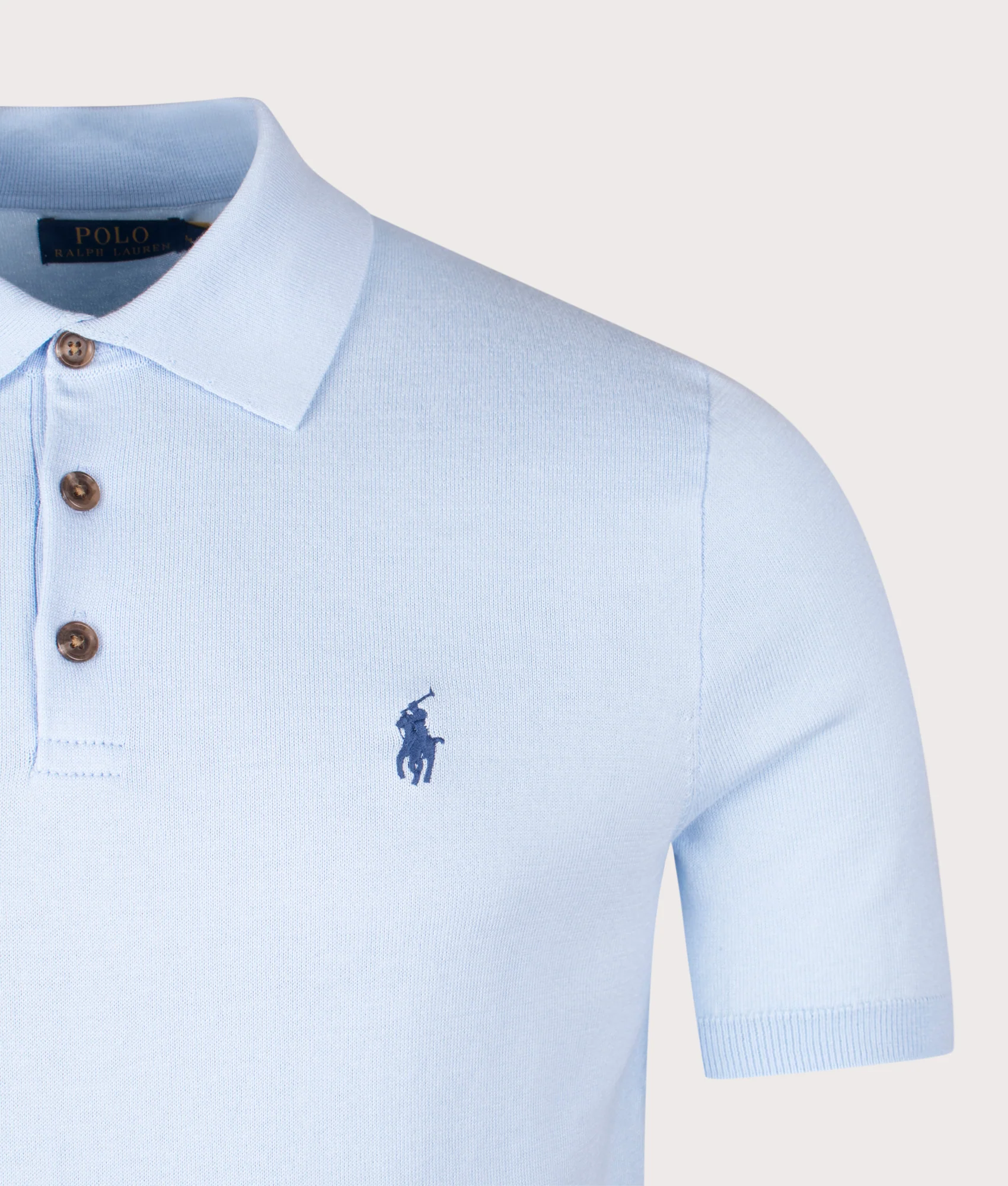 Cotton Knitted Polo Shirt - Image 2