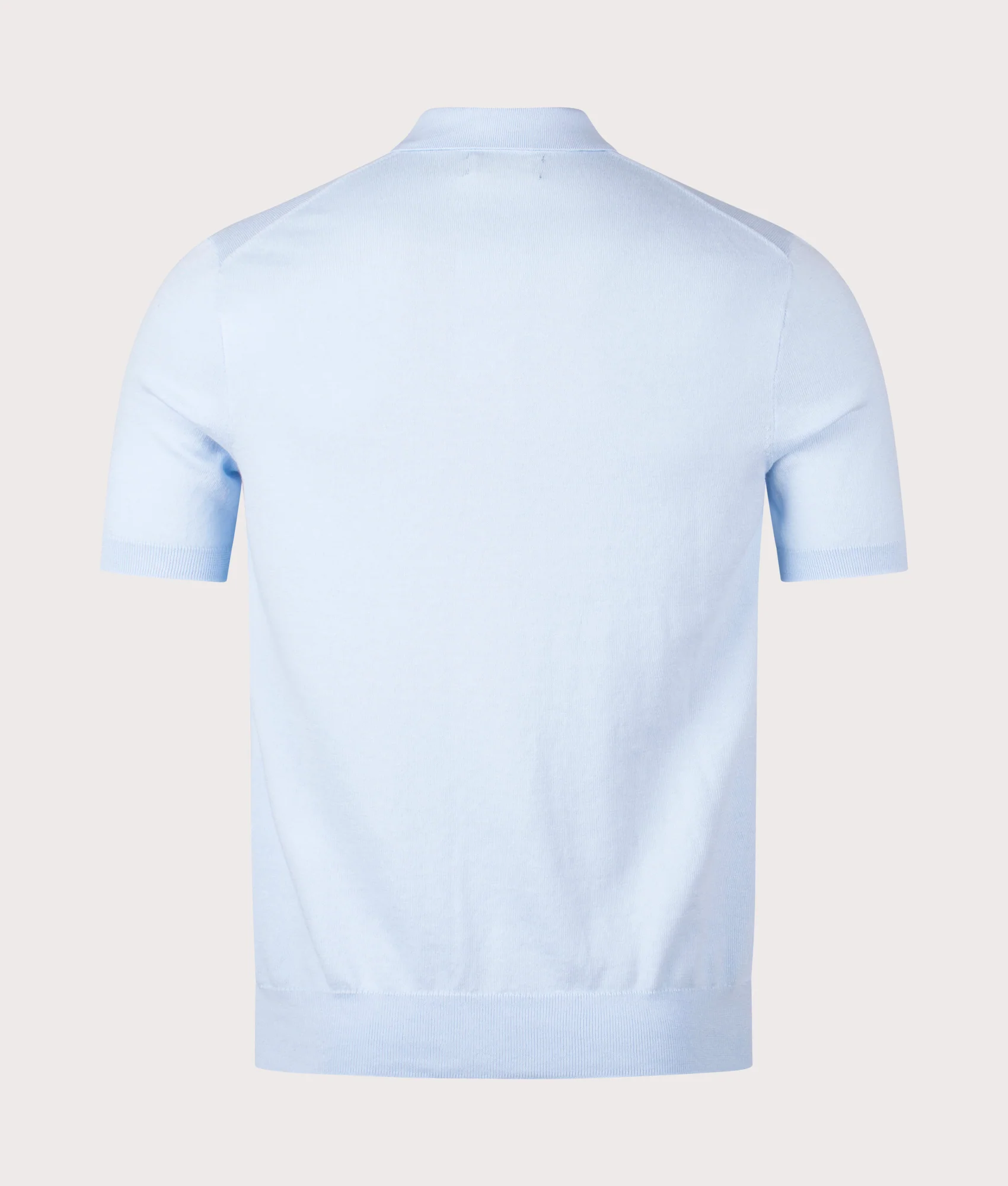 Cotton Knitted Polo Shirt - Image 3