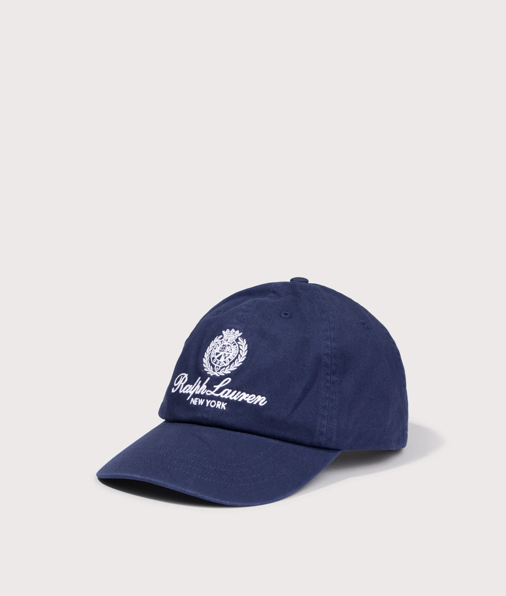 Crest Embroidered Baseball Cap