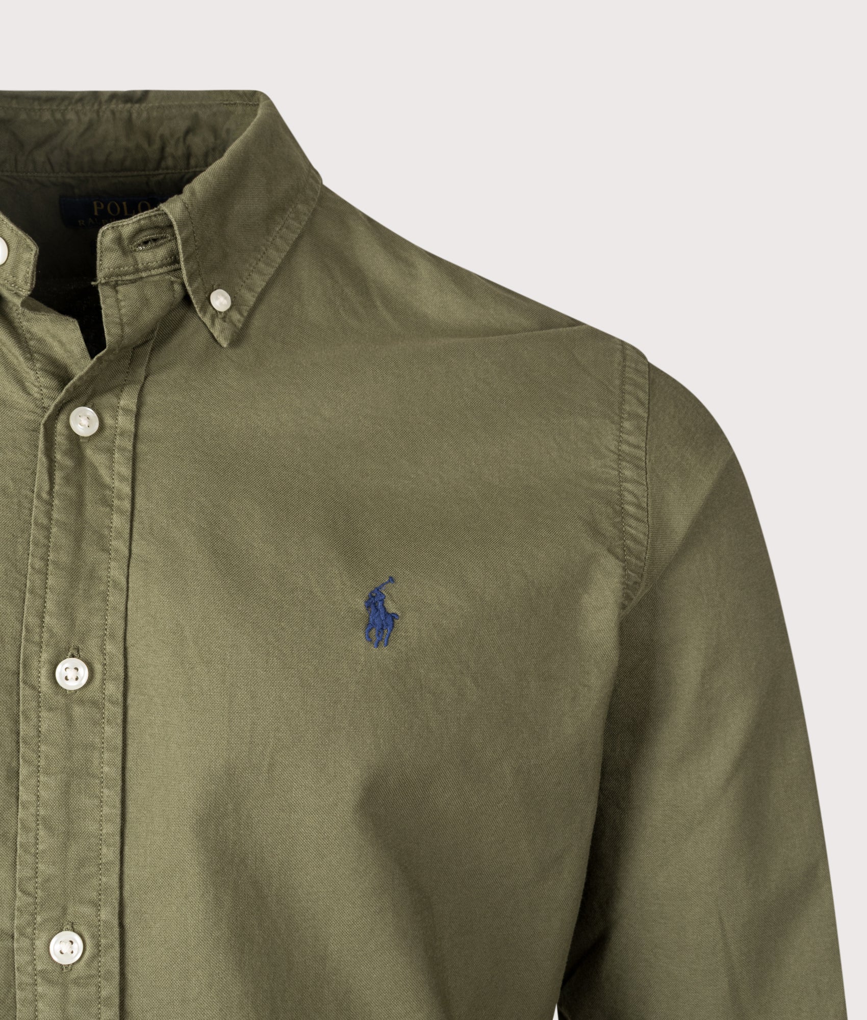 Custom Fit Garment-Dyed Oxford Shirt - Image 2