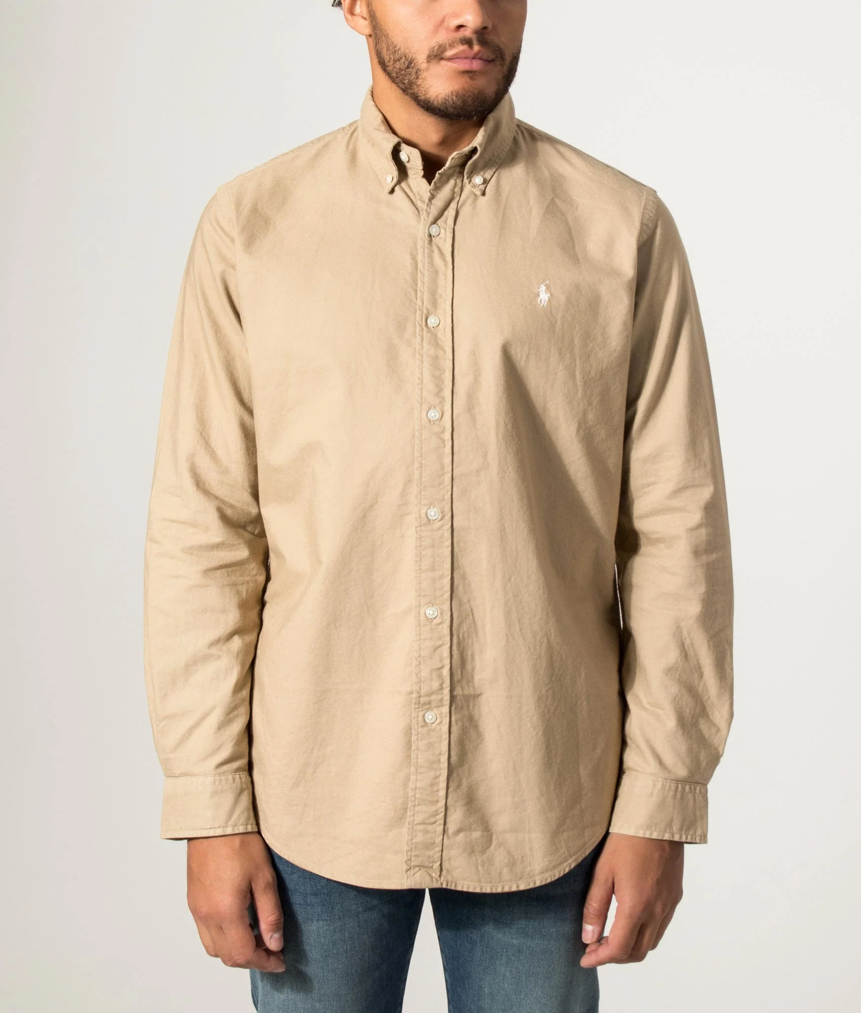 Custom Fit Garment-Dyed Oxford Shirt - Image 2