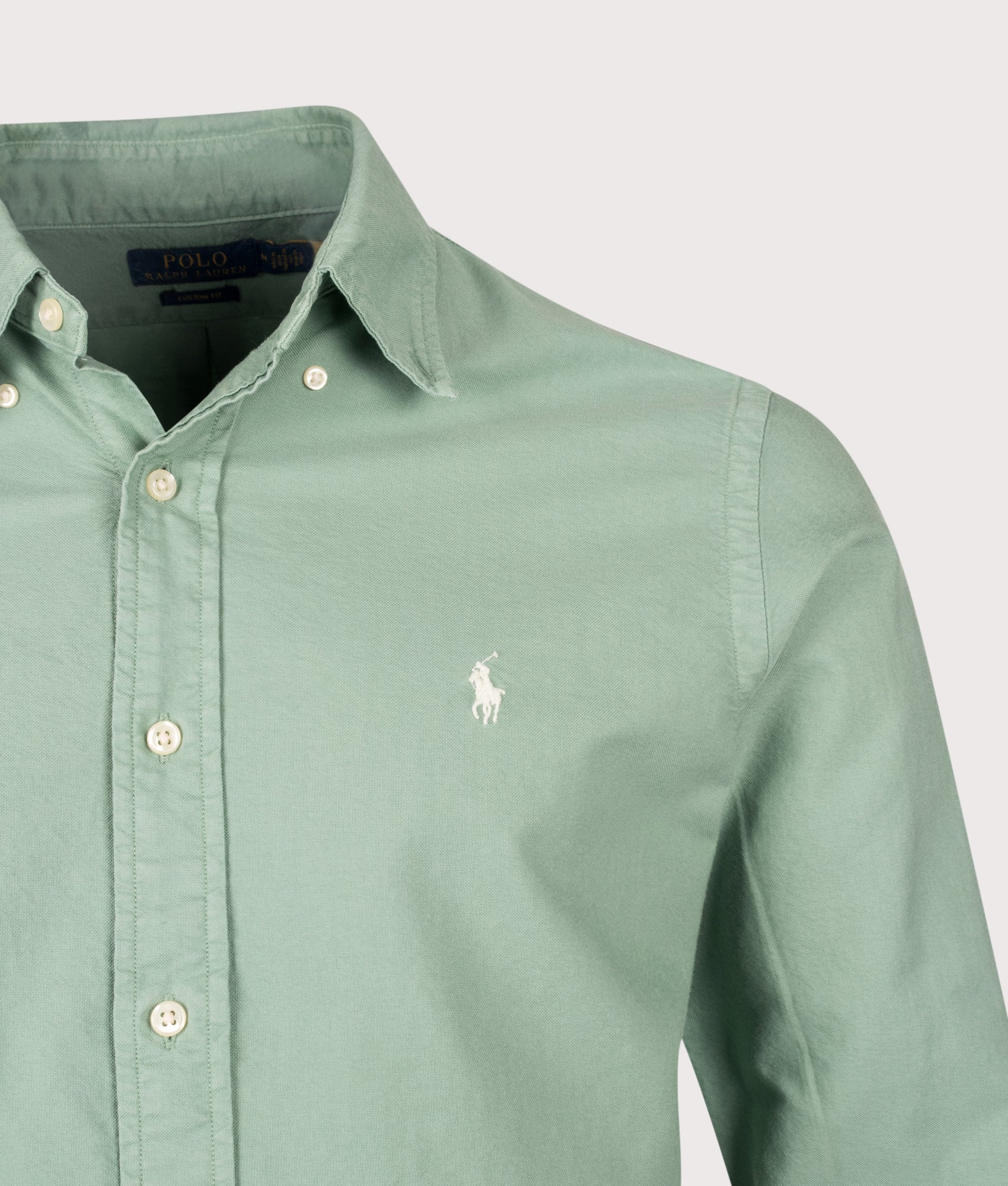 Custom Fit Garment-Dyed Oxford Shirt - Image 3
