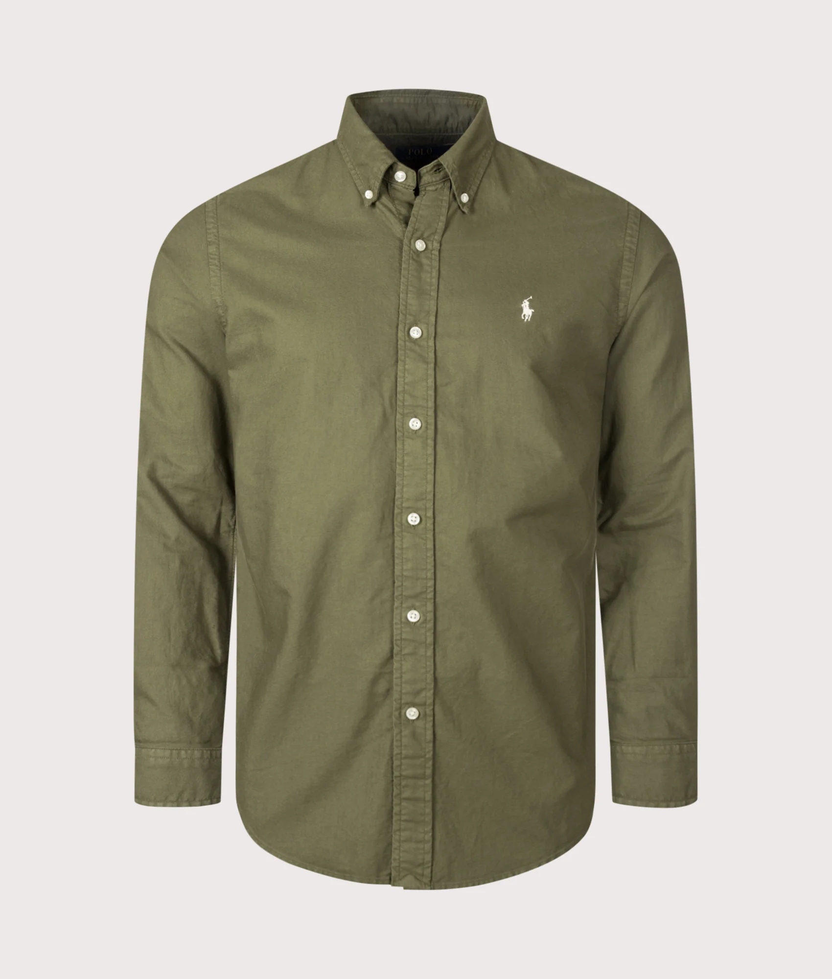 Custom Fit Garment-Dyed Oxford Shirt