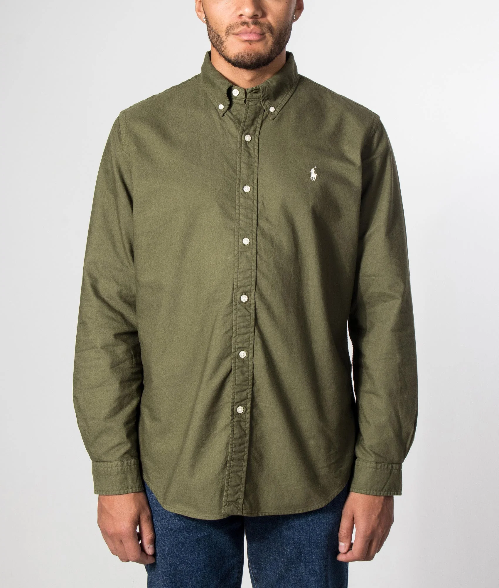 Custom Fit Garment-Dyed Oxford Shirt - Image 2