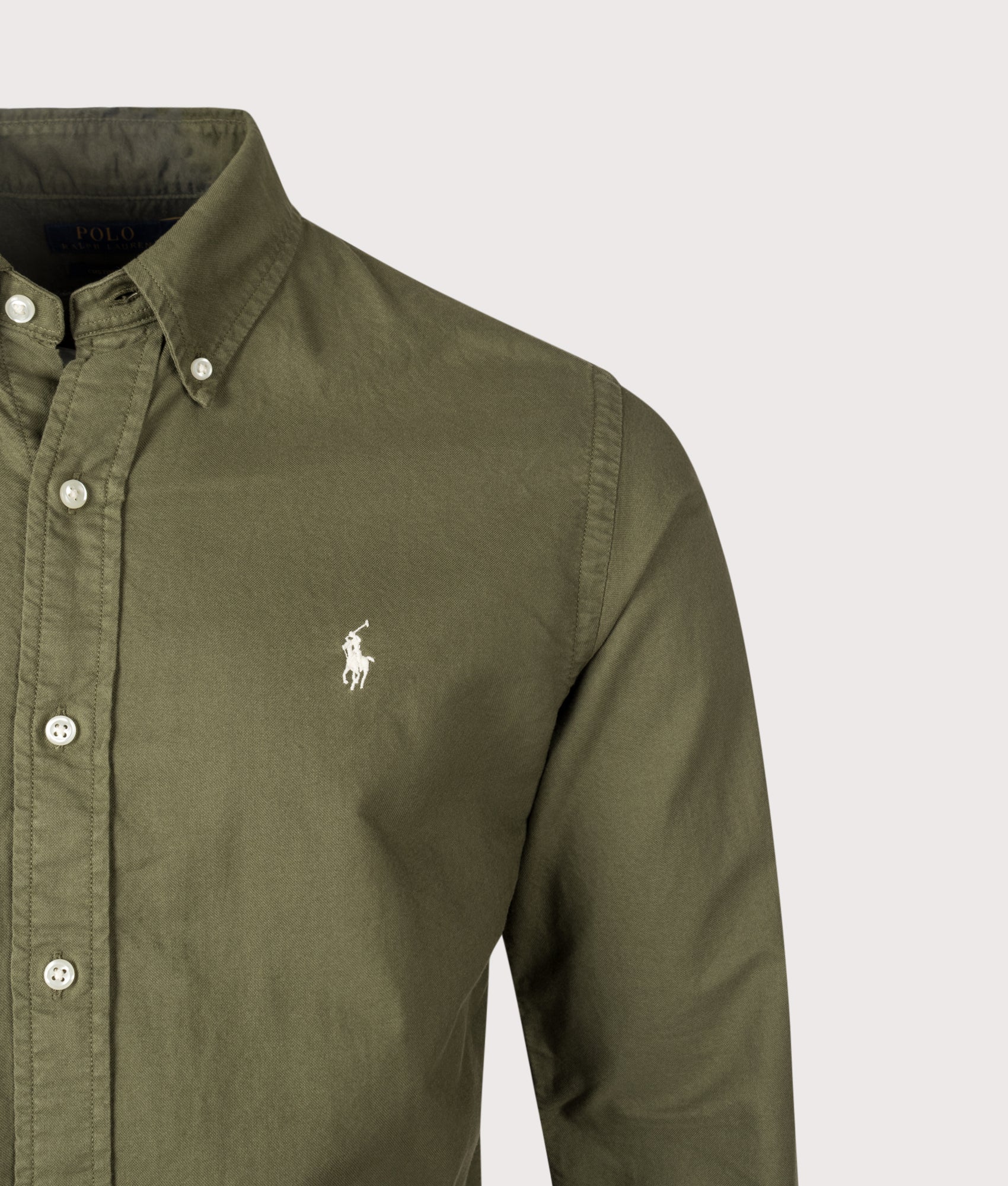 Custom Fit Garment-Dyed Oxford Shirt - Image 3