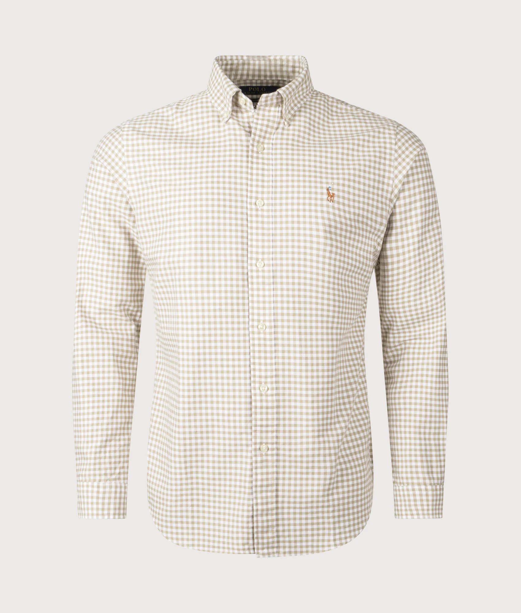 Custom Fit Gingham Oxford Shirt